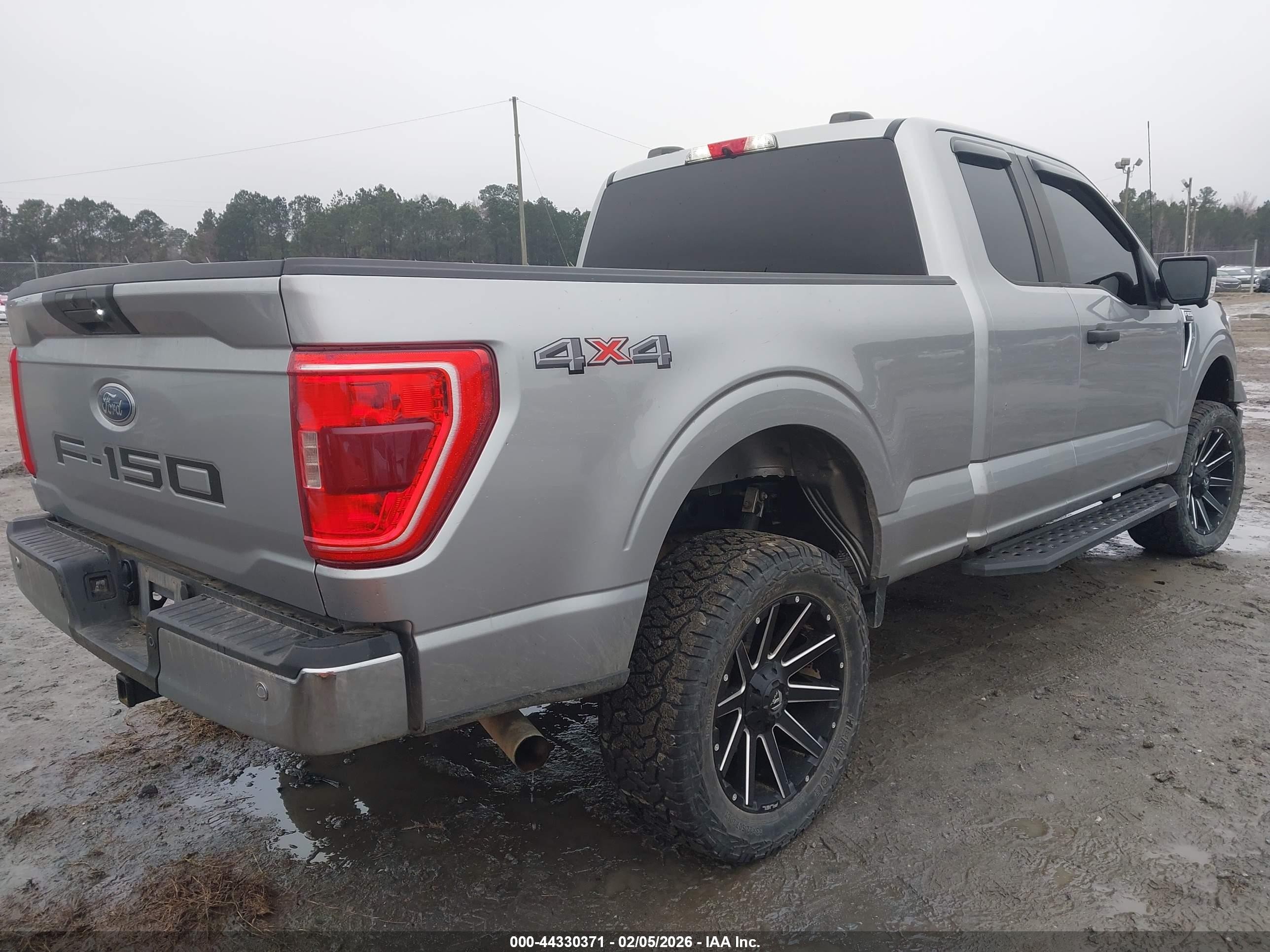 2022 Ford F-150 Xlt Gray vin: 1FTEX1EP0NKF30218