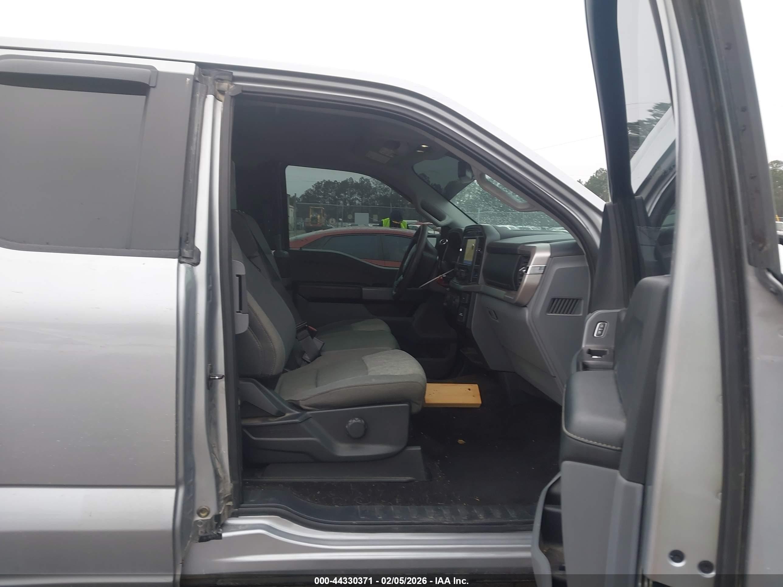 2022 Ford F-150 Xlt Gray vin: 1FTEX1EP0NKF30218