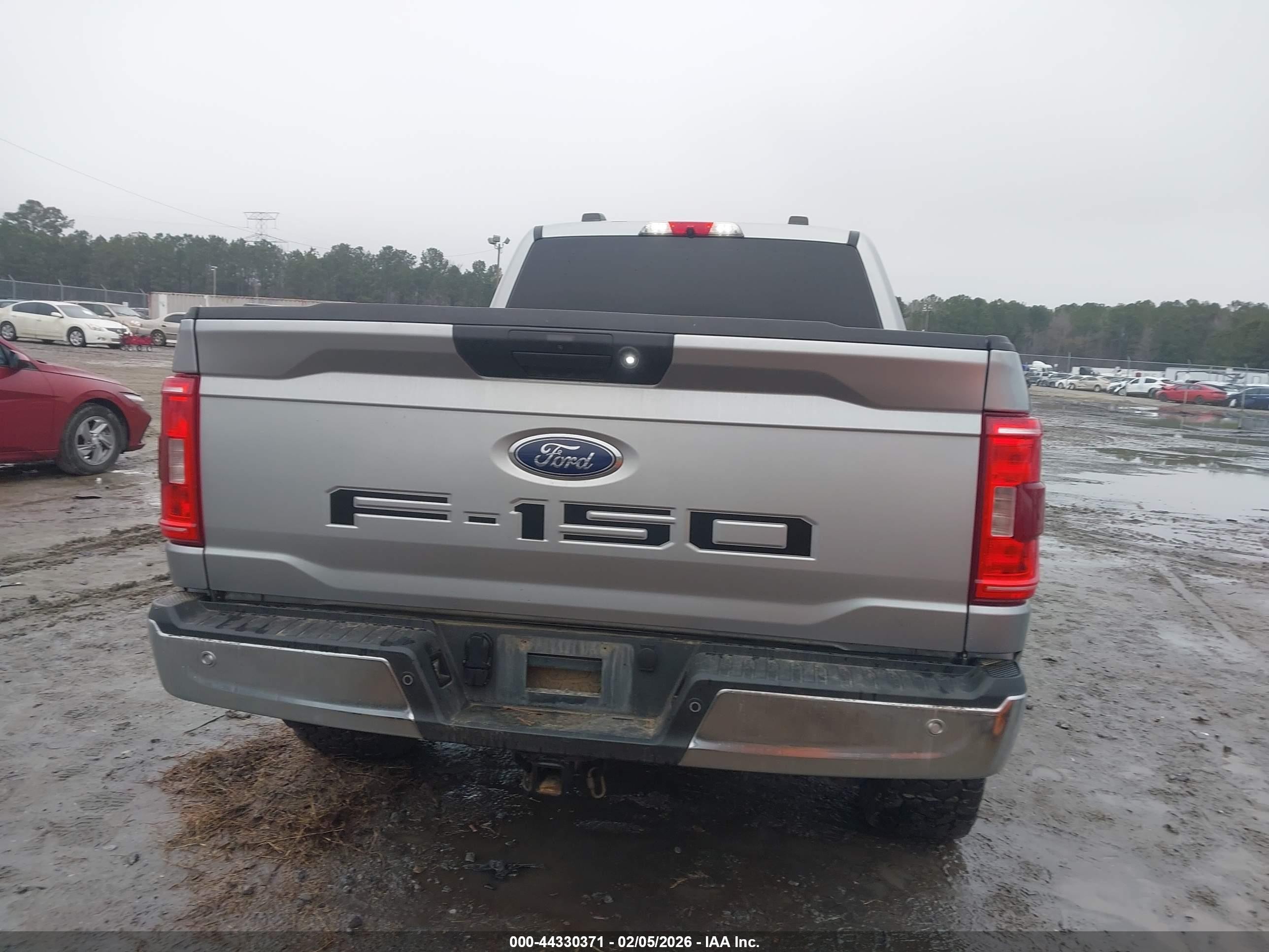 2022 Ford F-150 Xlt Gray vin: 1FTEX1EP0NKF30218