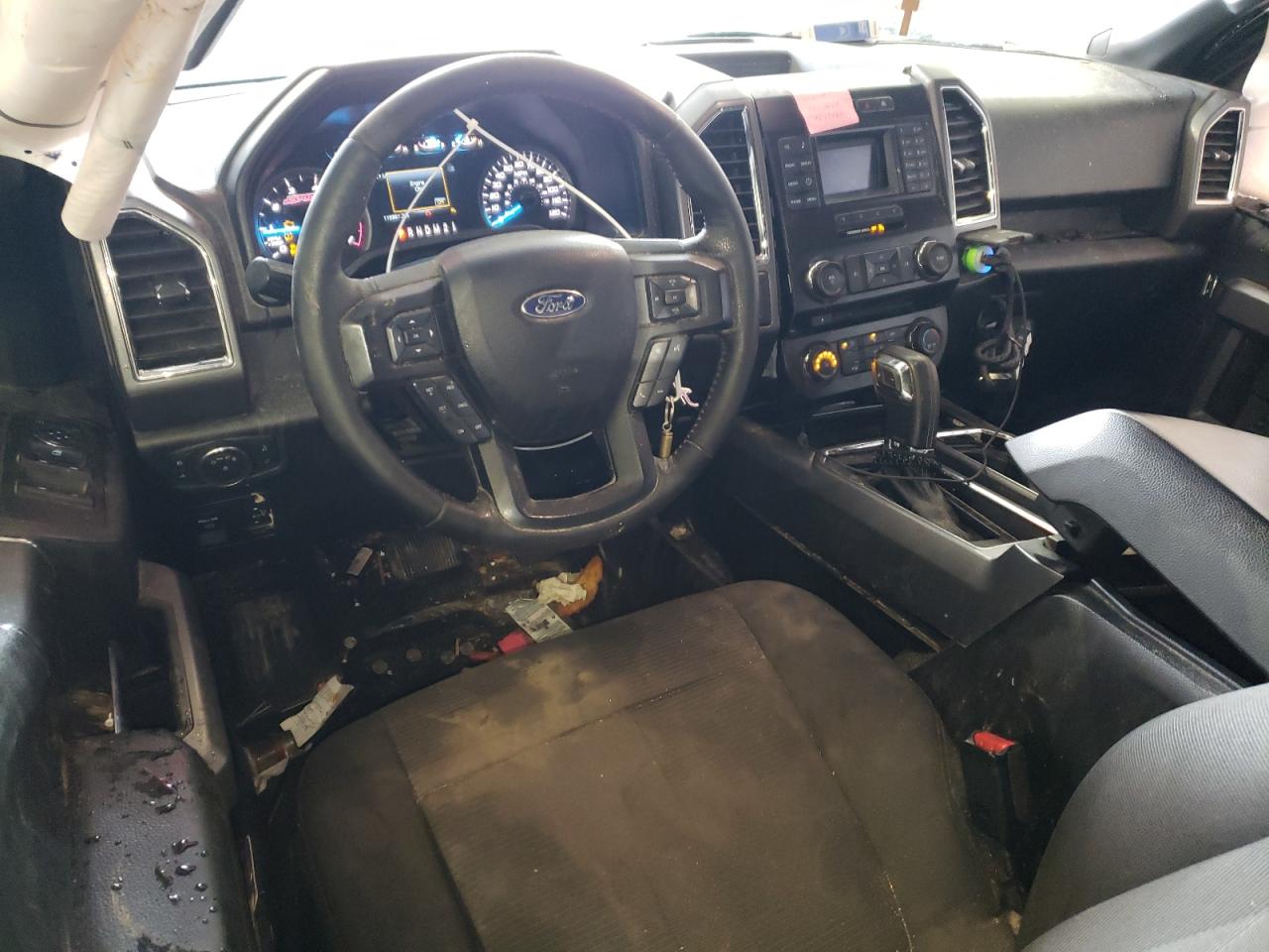 2015 Ford F150 Super Cab Black vin: 1FTEX1EP1FFB42084