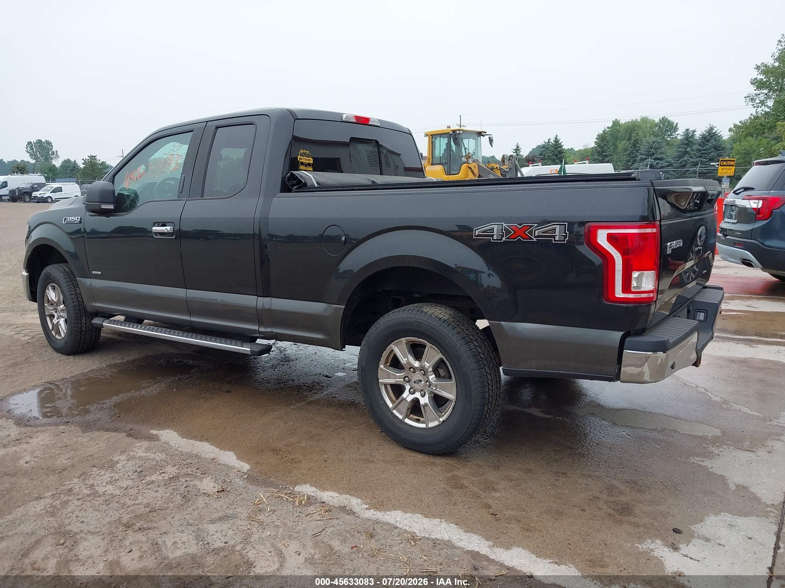 2015 Ford F-150 Xlt Black vin: 1FTEX1EP1FFB68958