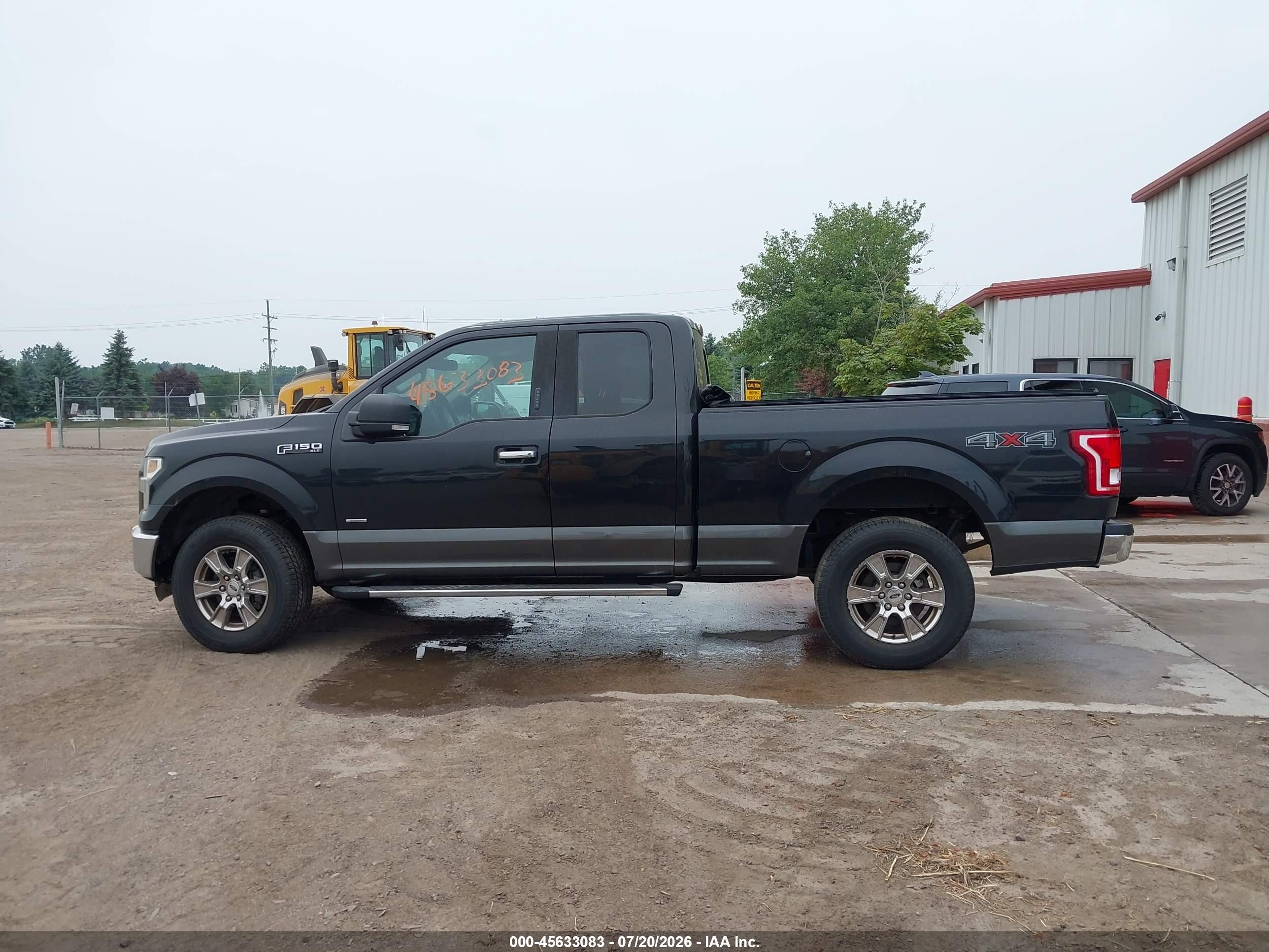 2015 Ford F-150 Xlt Black vin: 1FTEX1EP1FFB68958