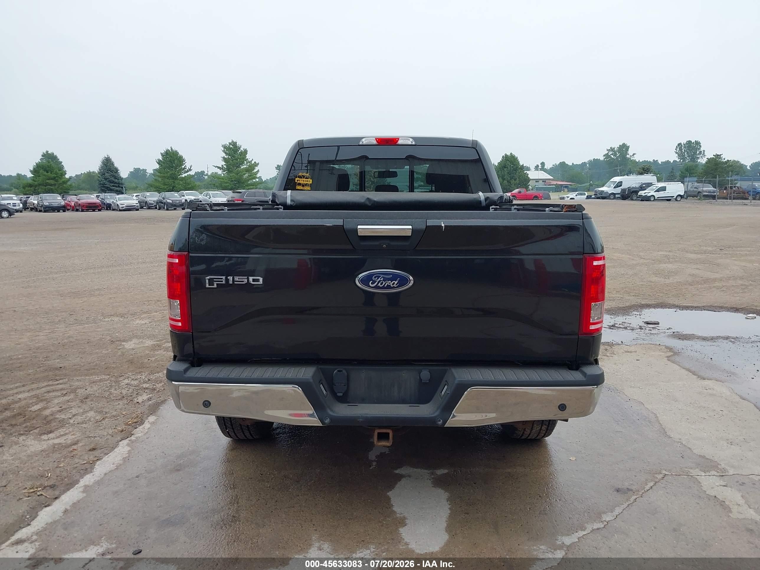 2015 Ford F-150 Xlt Black vin: 1FTEX1EP1FFB68958
