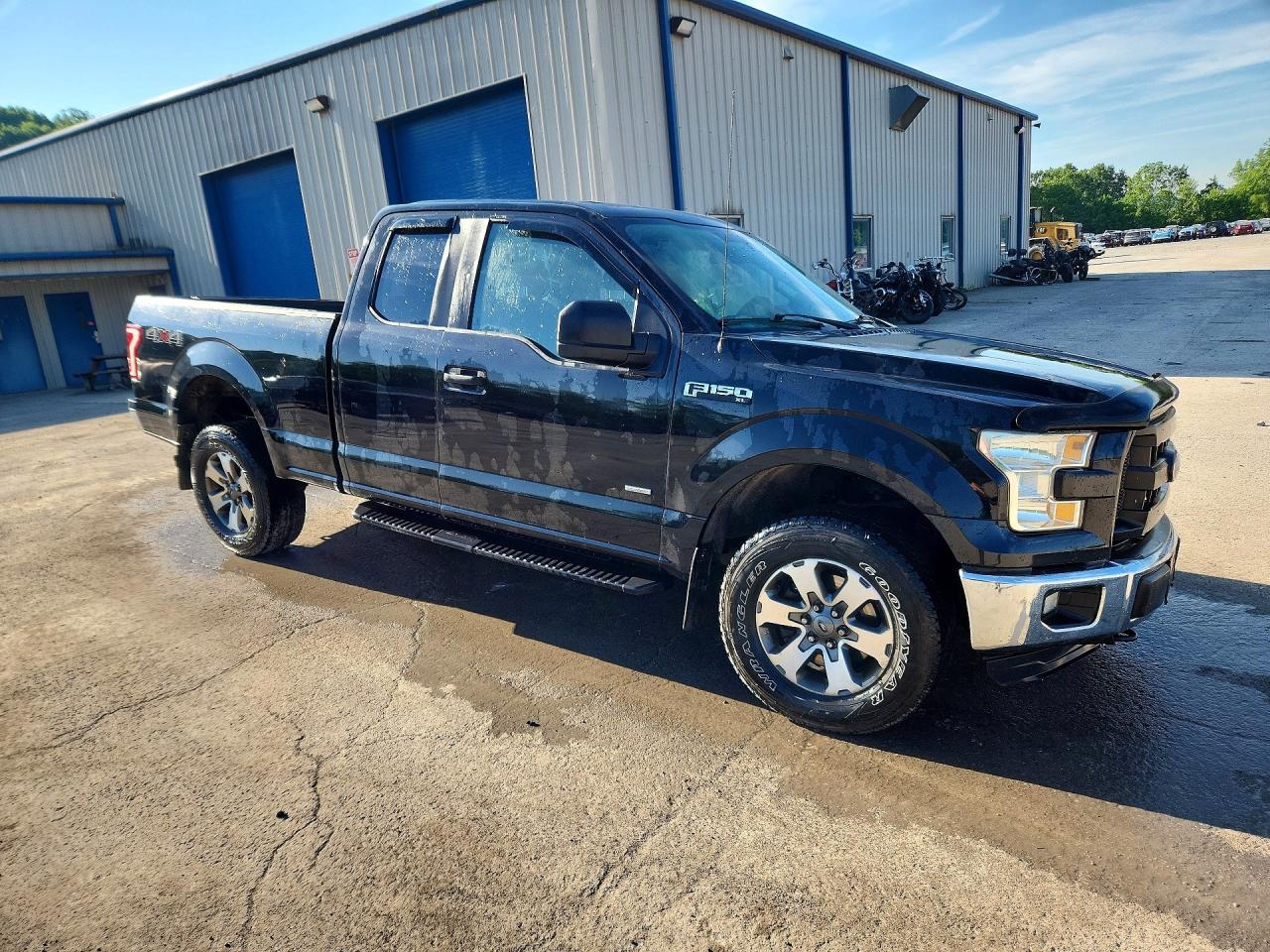 2015 Ford F150 Super Cab Черный vin: 1FTEX1EP1FFC07824