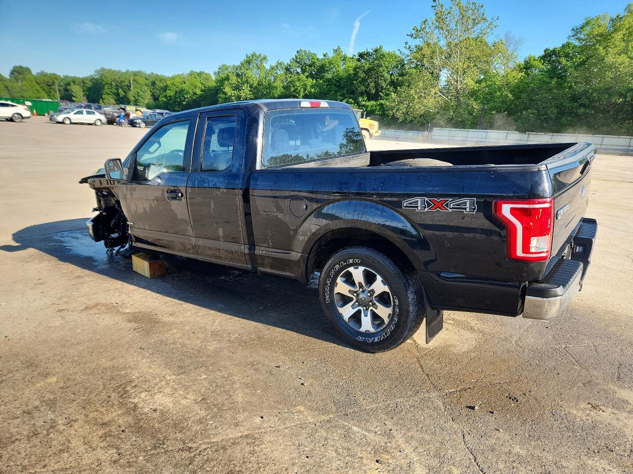 2015 Ford F150 Super Cab Черный vin: 1FTEX1EP1FFC07824