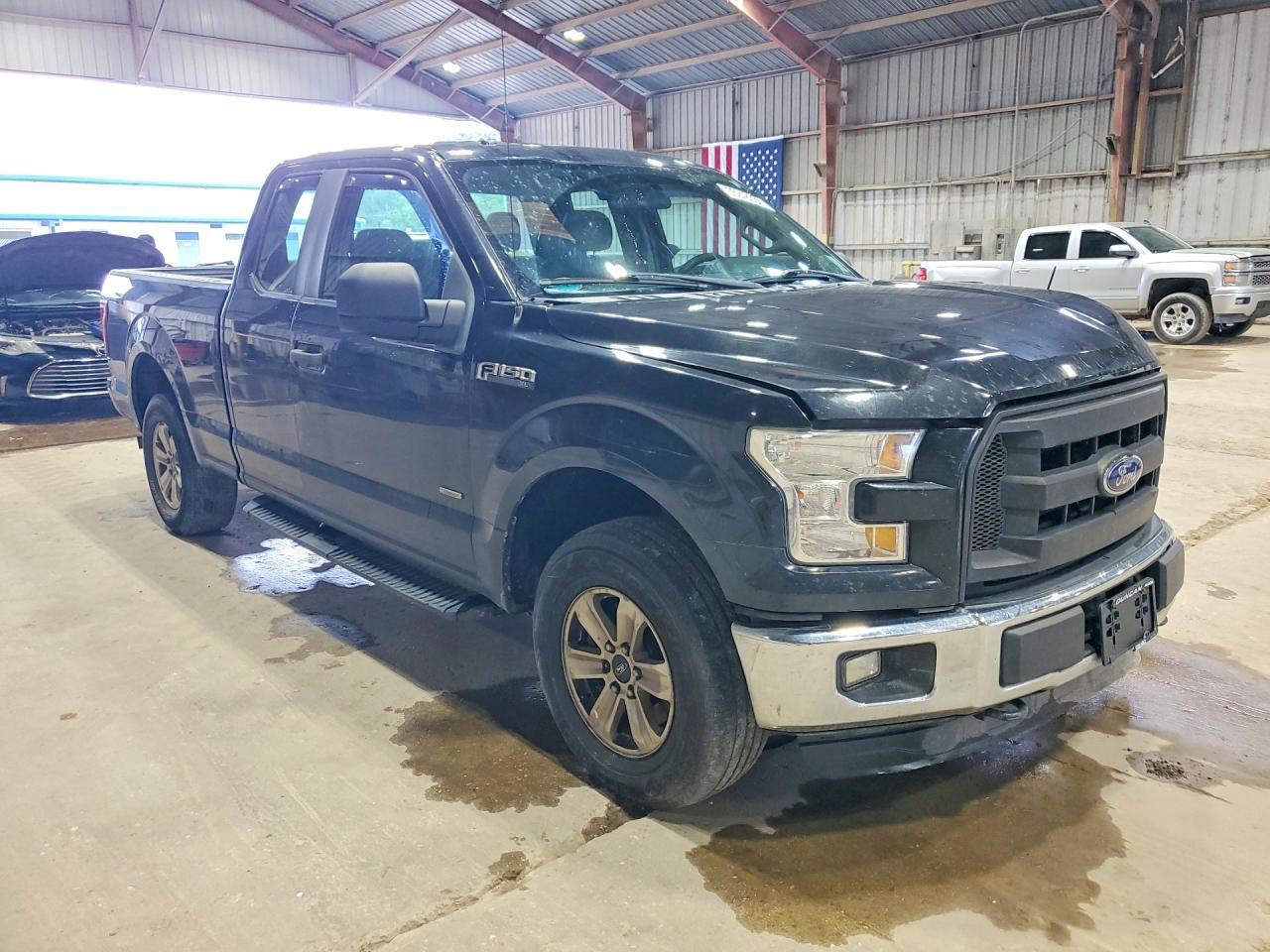 2015 Ford F150 Super Cab Черный vin: 1FTEX1EP1FFC48504