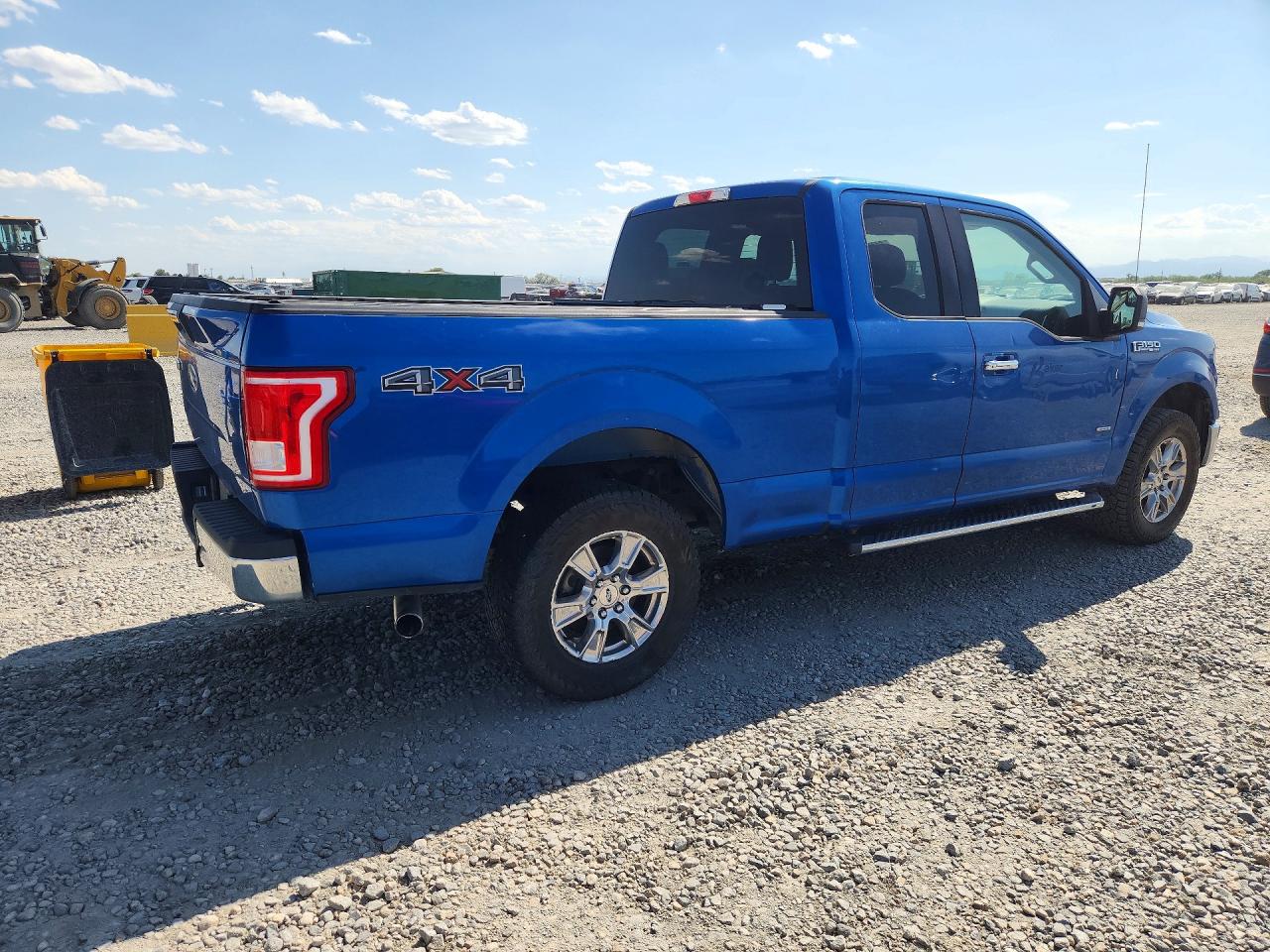 2015 Ford F150 Super Cab Синий vin: 1FTEX1EP1FKD36038