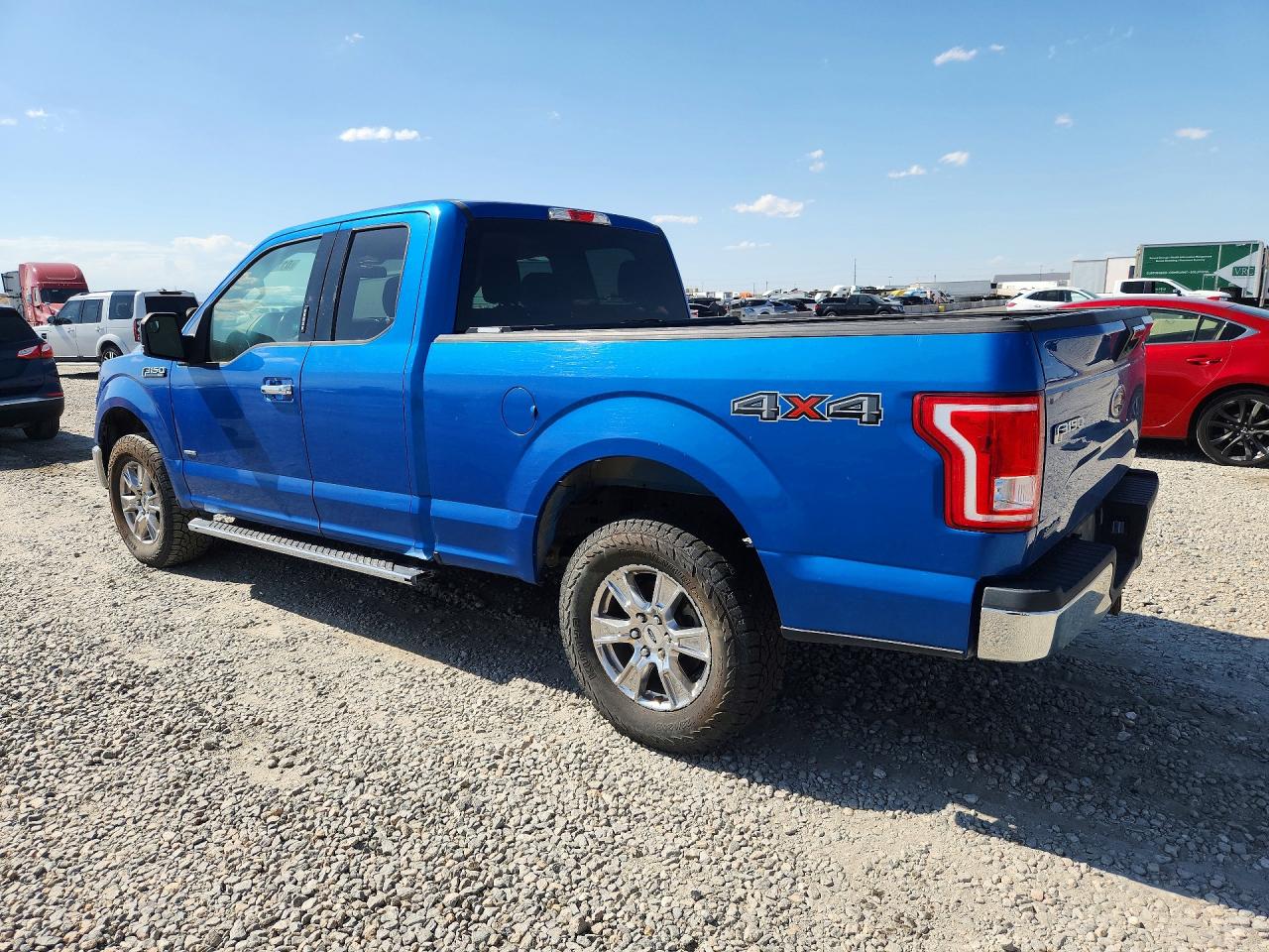 2015 Ford F150 Super Cab Синий vin: 1FTEX1EP1FKD36038