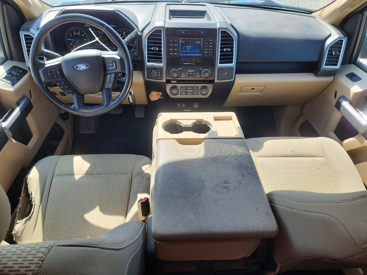 2015 Ford F150 Super Cab Синий vin: 1FTEX1EP1FKD36038