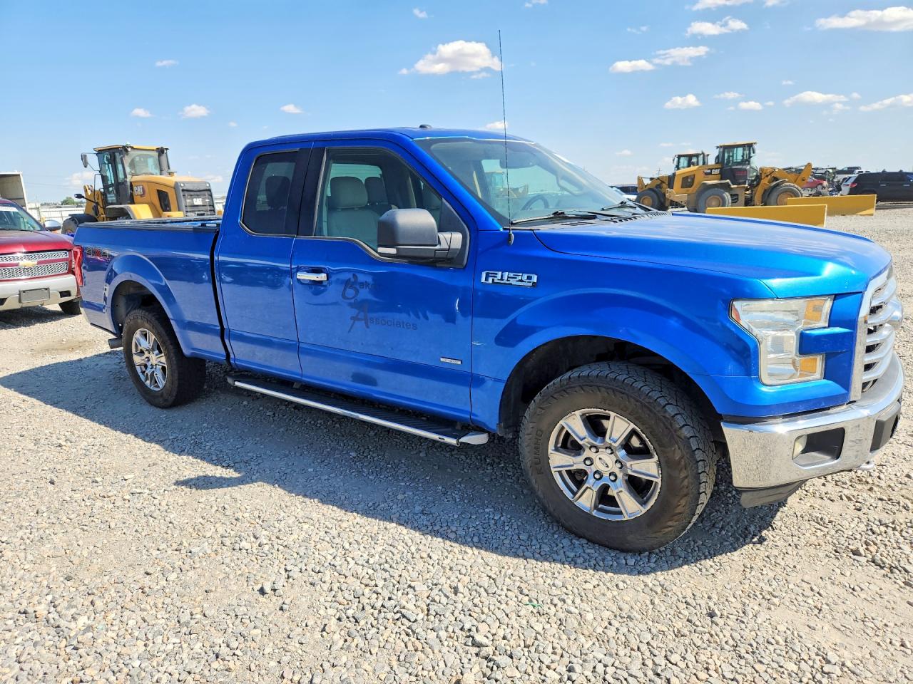 2015 Ford F150 Super Cab Синий vin: 1FTEX1EP1FKD36038