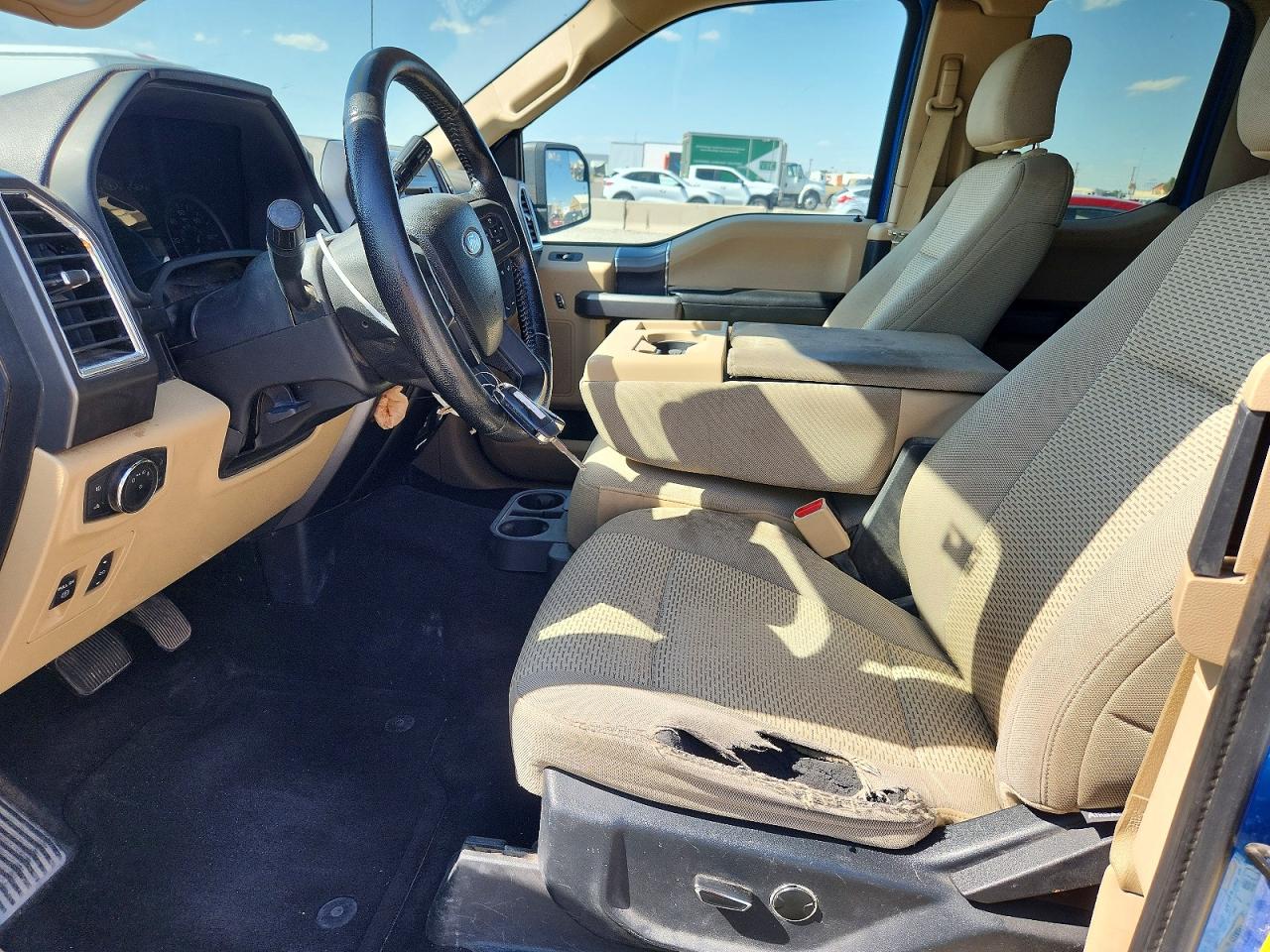 2015 Ford F150 Super Cab Синий vin: 1FTEX1EP1FKD36038