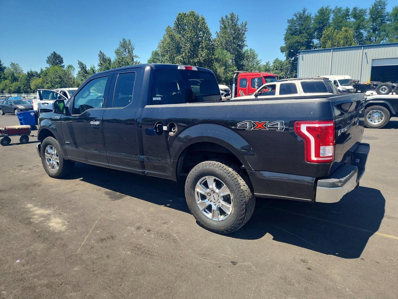 2015 Ford F150 Super Cab Черный vin: 1FTEX1EP1FKD90939