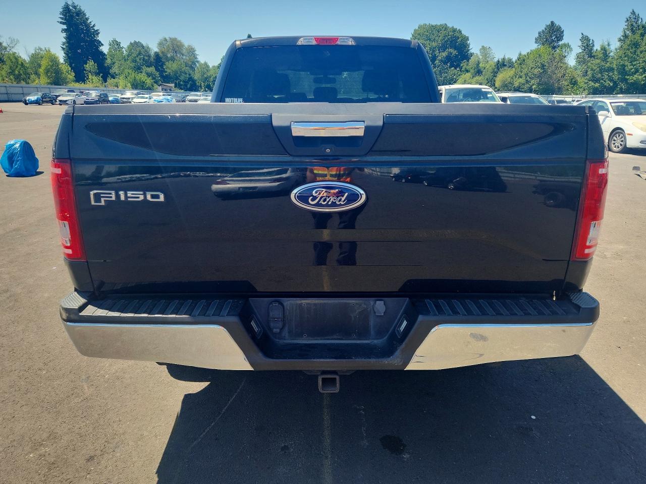 2015 Ford F150 Super Cab Черный vin: 1FTEX1EP1FKD90939