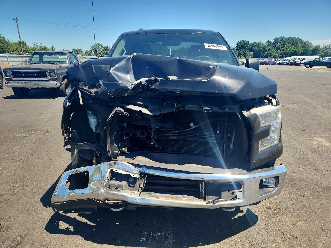 2015 Ford F150 Super Cab Черный vin: 1FTEX1EP1FKD90939