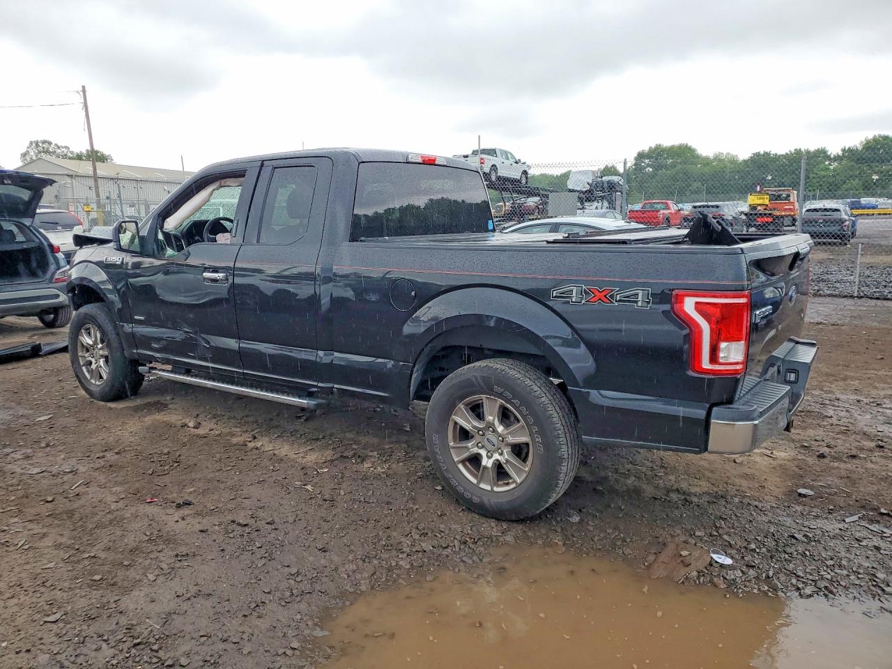 2015 Ford F150 Super Cab Black vin: 1FTEX1EP1FKE33157