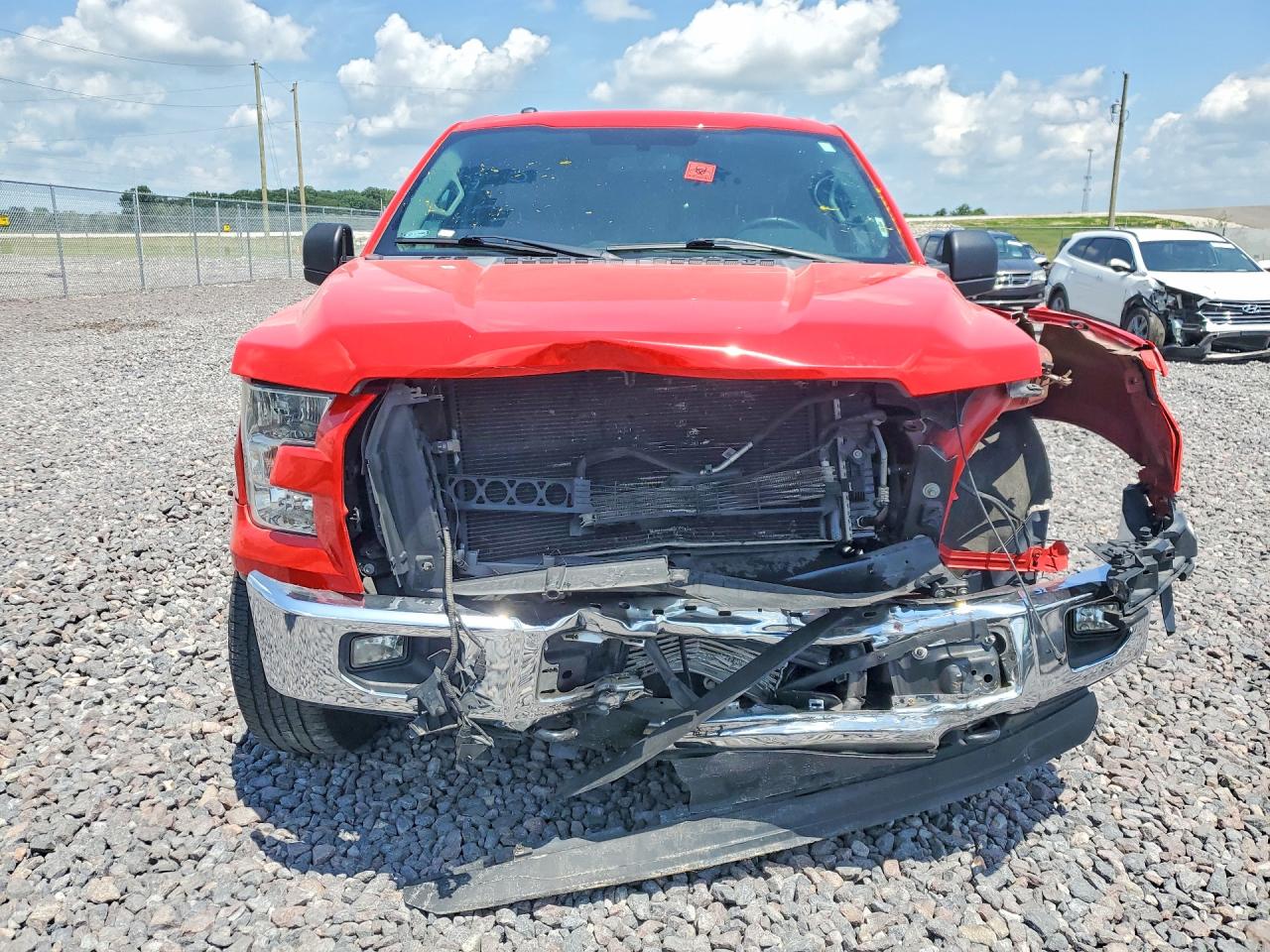 2015 Ford F150 Super Cab Красный vin: 1FTEX1EP1FKF14367