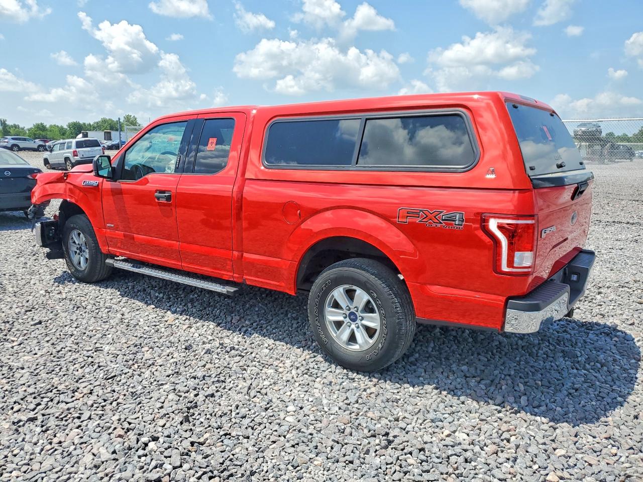 2015 Ford F150 Super Cab Красный vin: 1FTEX1EP1FKF14367