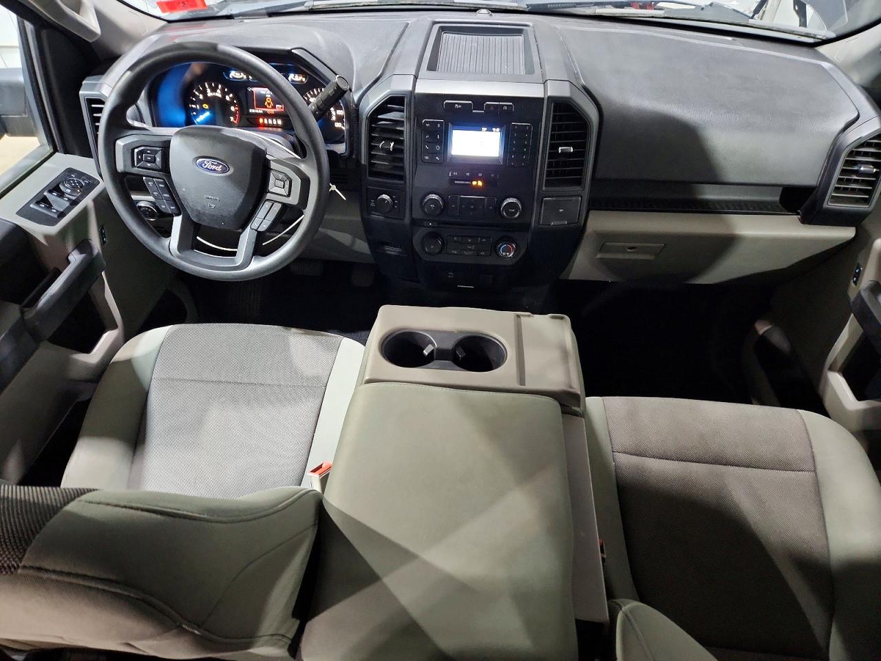 2018 Ford F150 Super Cab Gray vin: 1FTEX1EP1JFB33653