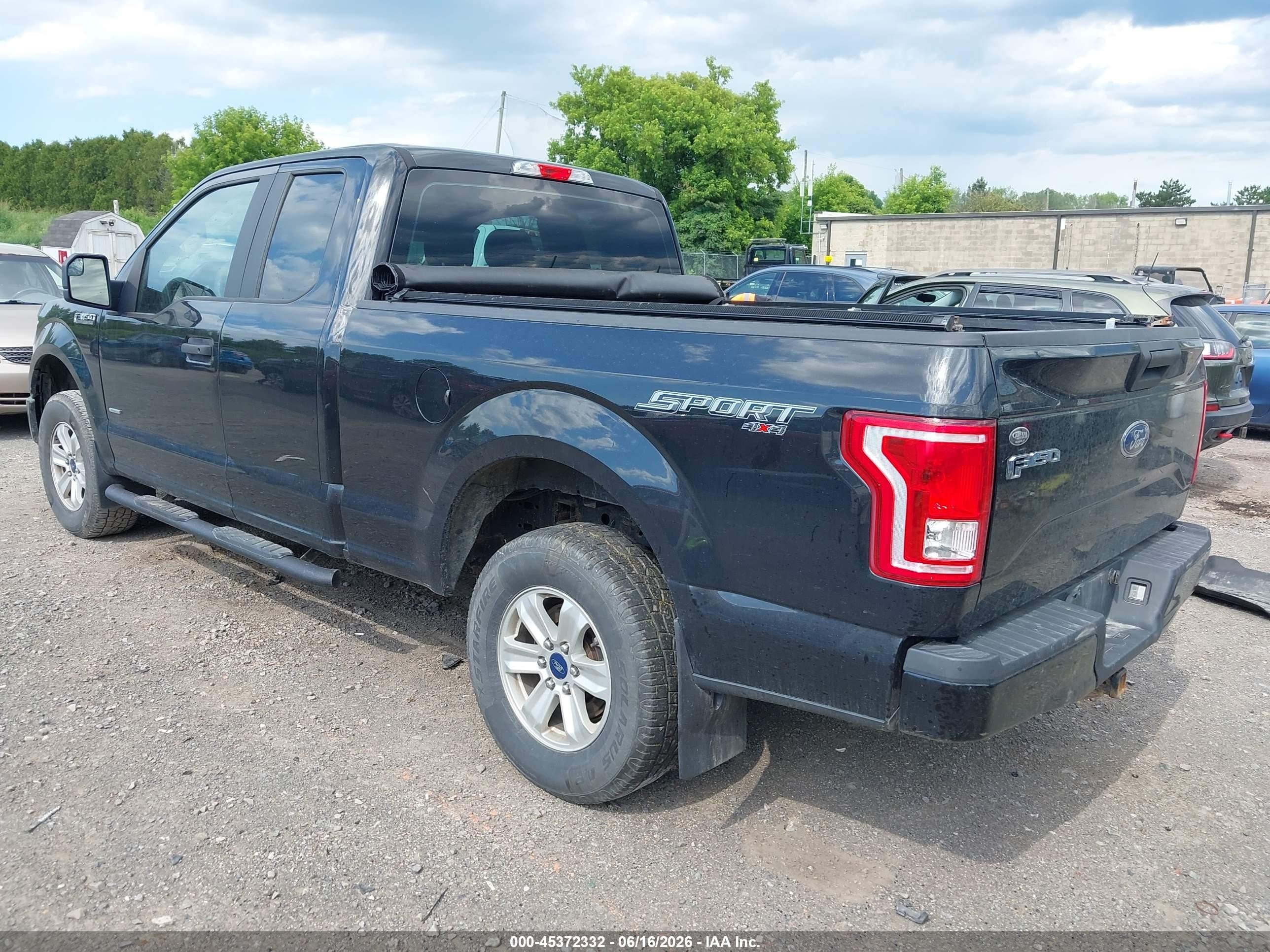 2015 Ford F-150 Xl Black vin: 1FTEX1EP2FFA18650