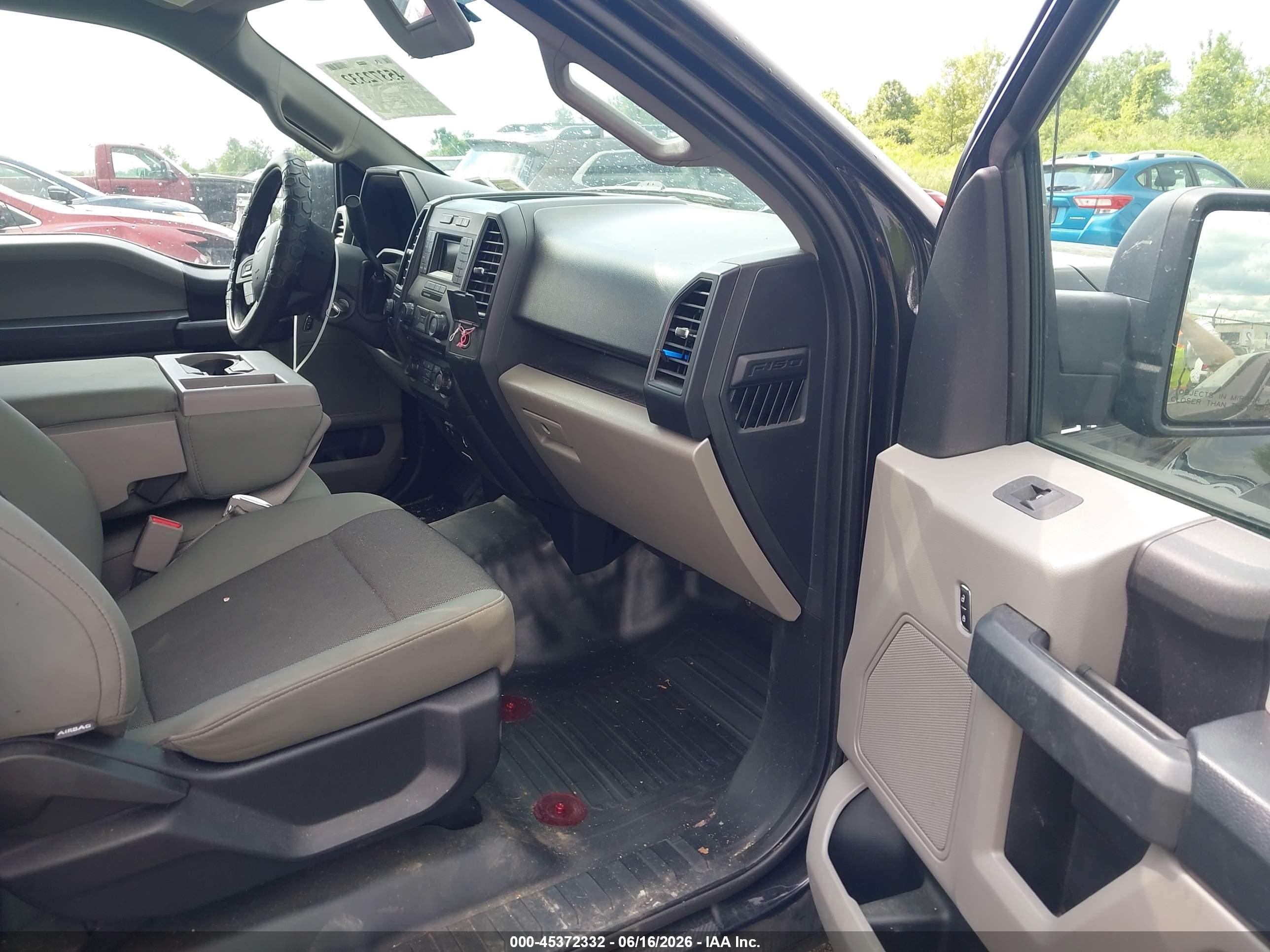 2015 Ford F-150 Xl Black vin: 1FTEX1EP2FFA18650