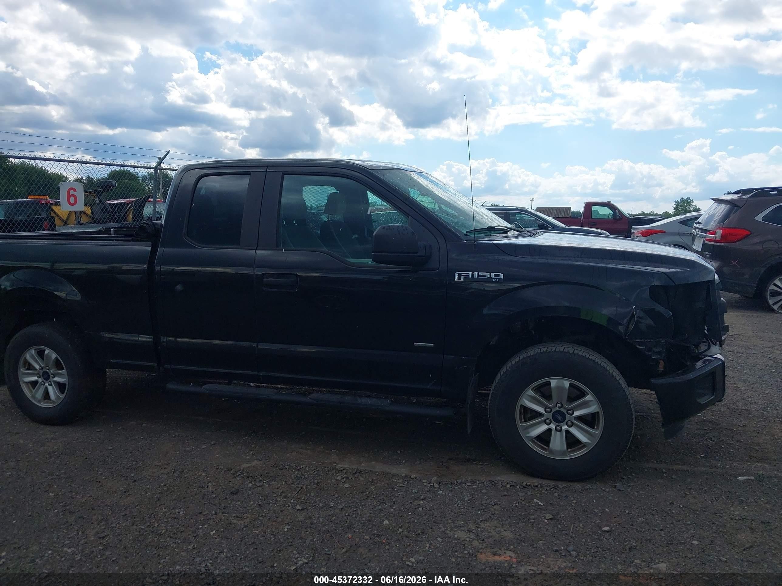 2015 Ford F-150 Xl Black vin: 1FTEX1EP2FFA18650