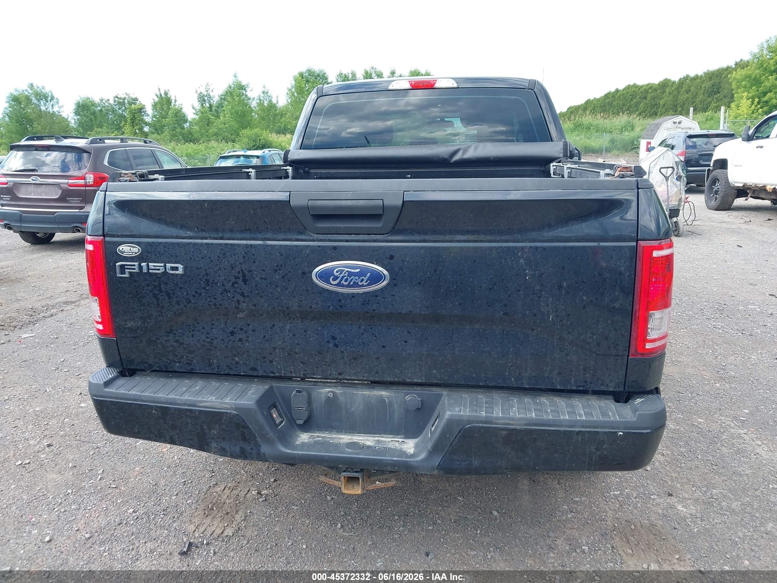 2015 Ford F-150 Xl Black vin: 1FTEX1EP2FFA18650
