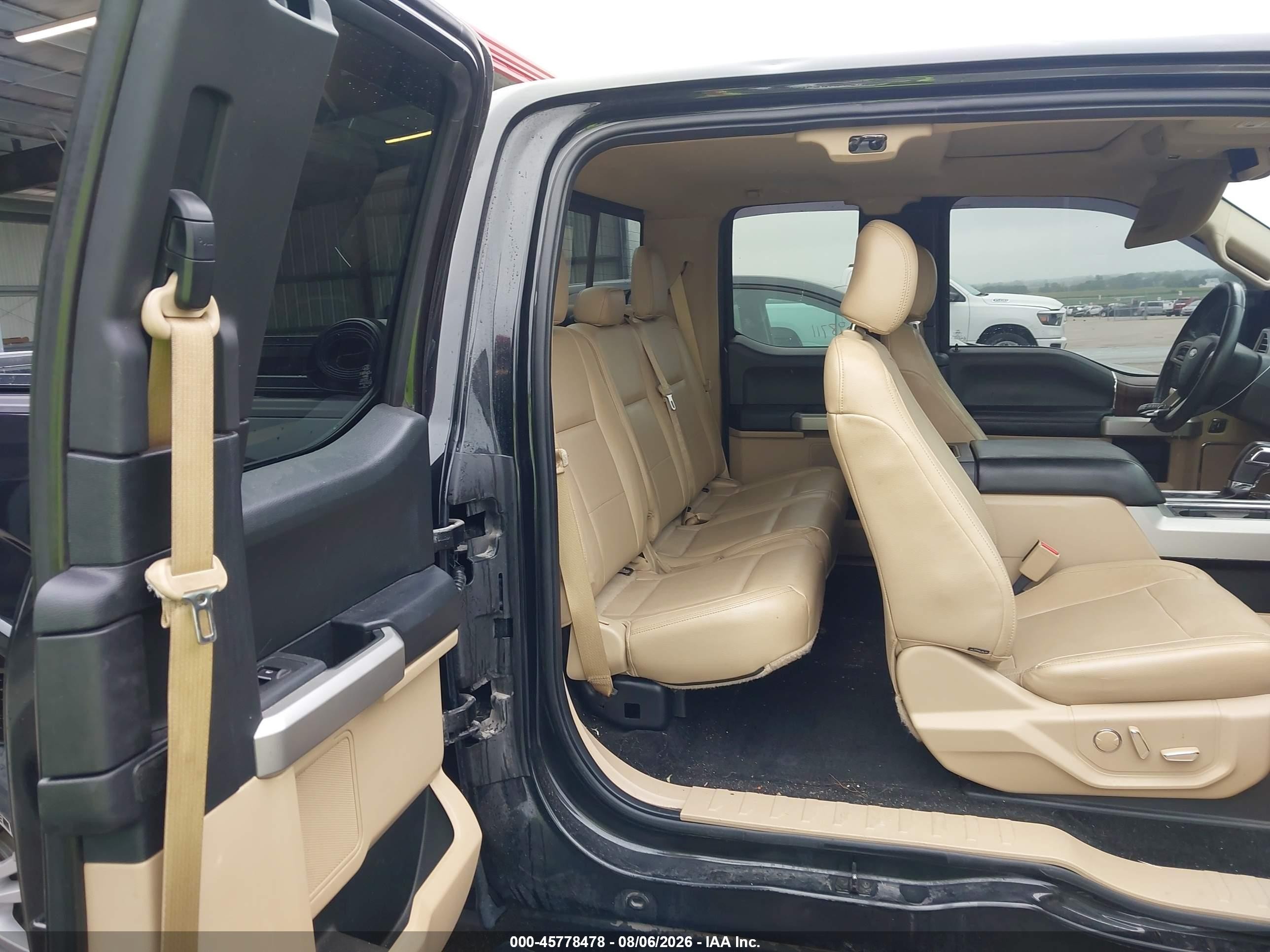 2015 Ford F-150 Lariat Черный vin: 1FTEX1EP2FFA20205