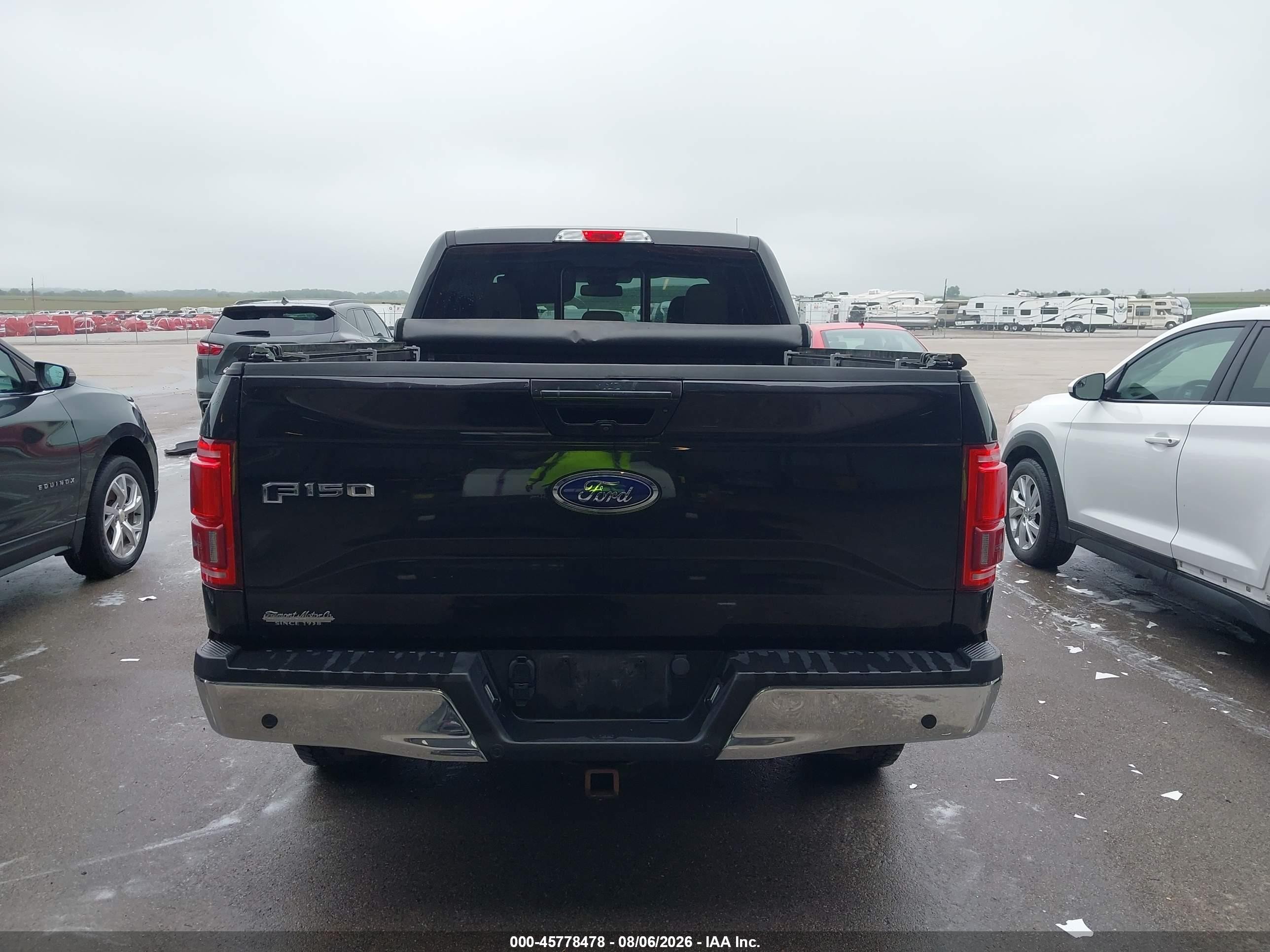 2015 Ford F-150 Lariat Черный vin: 1FTEX1EP2FFA20205