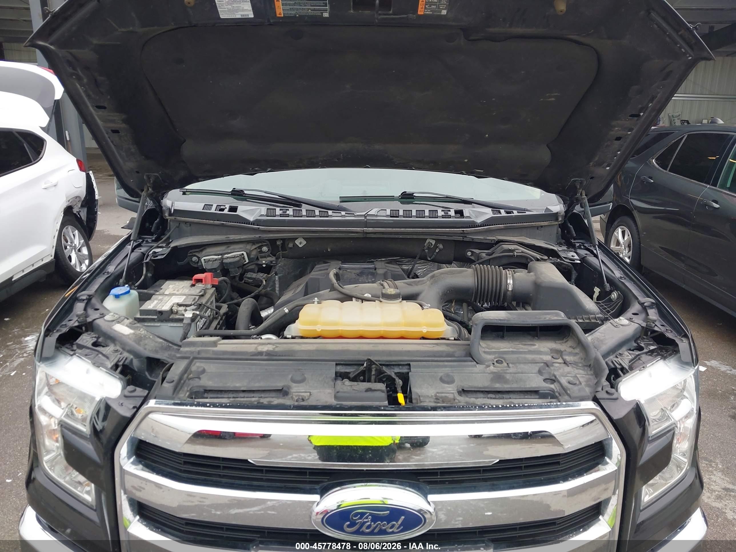 2015 Ford F-150 Lariat Черный vin: 1FTEX1EP2FFA20205