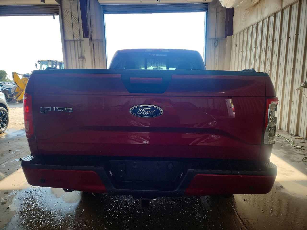 2015 Ford F150 Super Cab Red vin: 1FTEX1EP2FFC88977