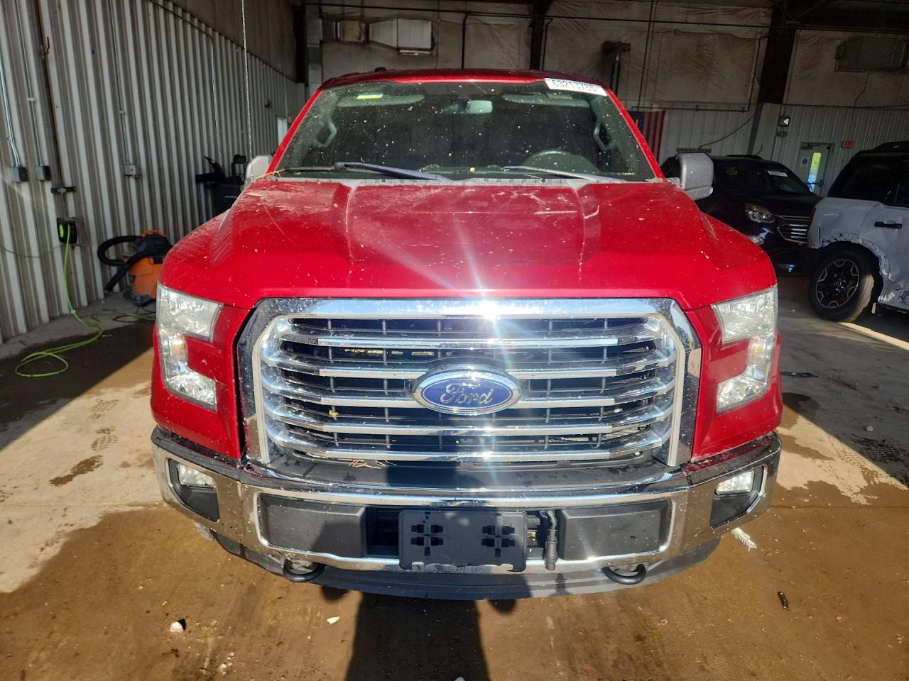 2015 Ford F150 Super Cab Red vin: 1FTEX1EP2FFC88977