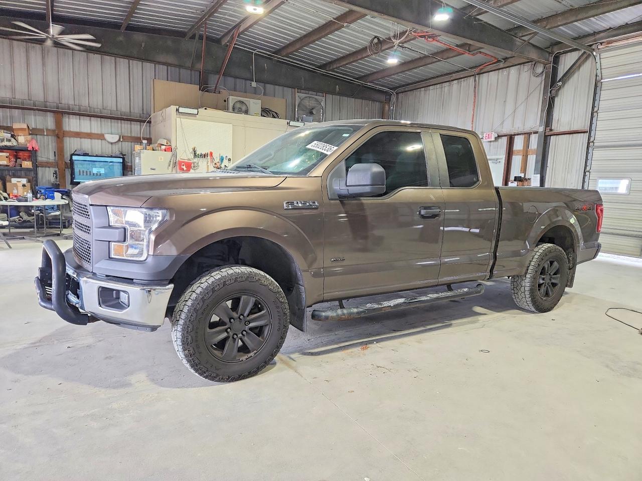 2015 Ford F150 Super Cab Brown vin: 1FTEX1EP2FFD06295