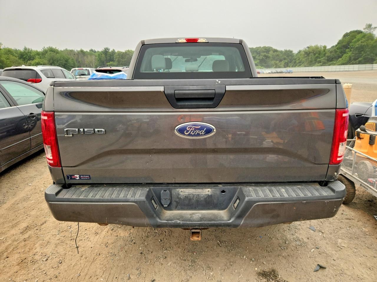 2015 Ford F150 Super Cab Серый vin: 1FTEX1EP2FKD92781