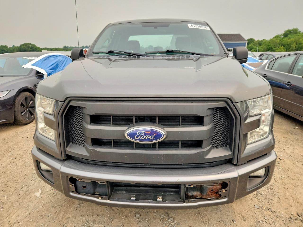 2015 Ford F150 Super Cab Серый vin: 1FTEX1EP2FKD92781