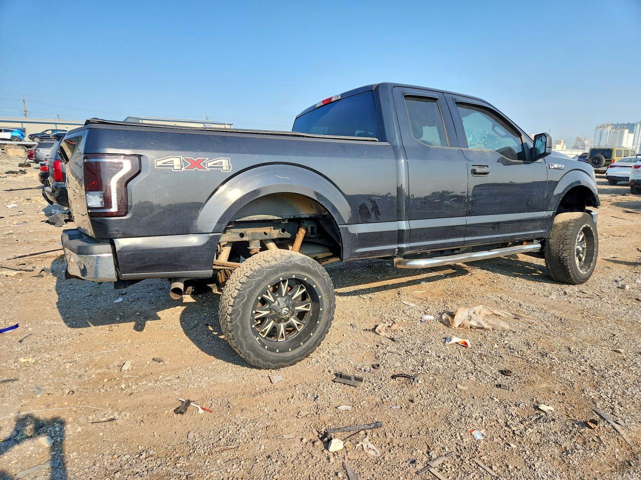 2015 Ford F150 Super Cab Black vin: 1FTEX1EP2FKE44815