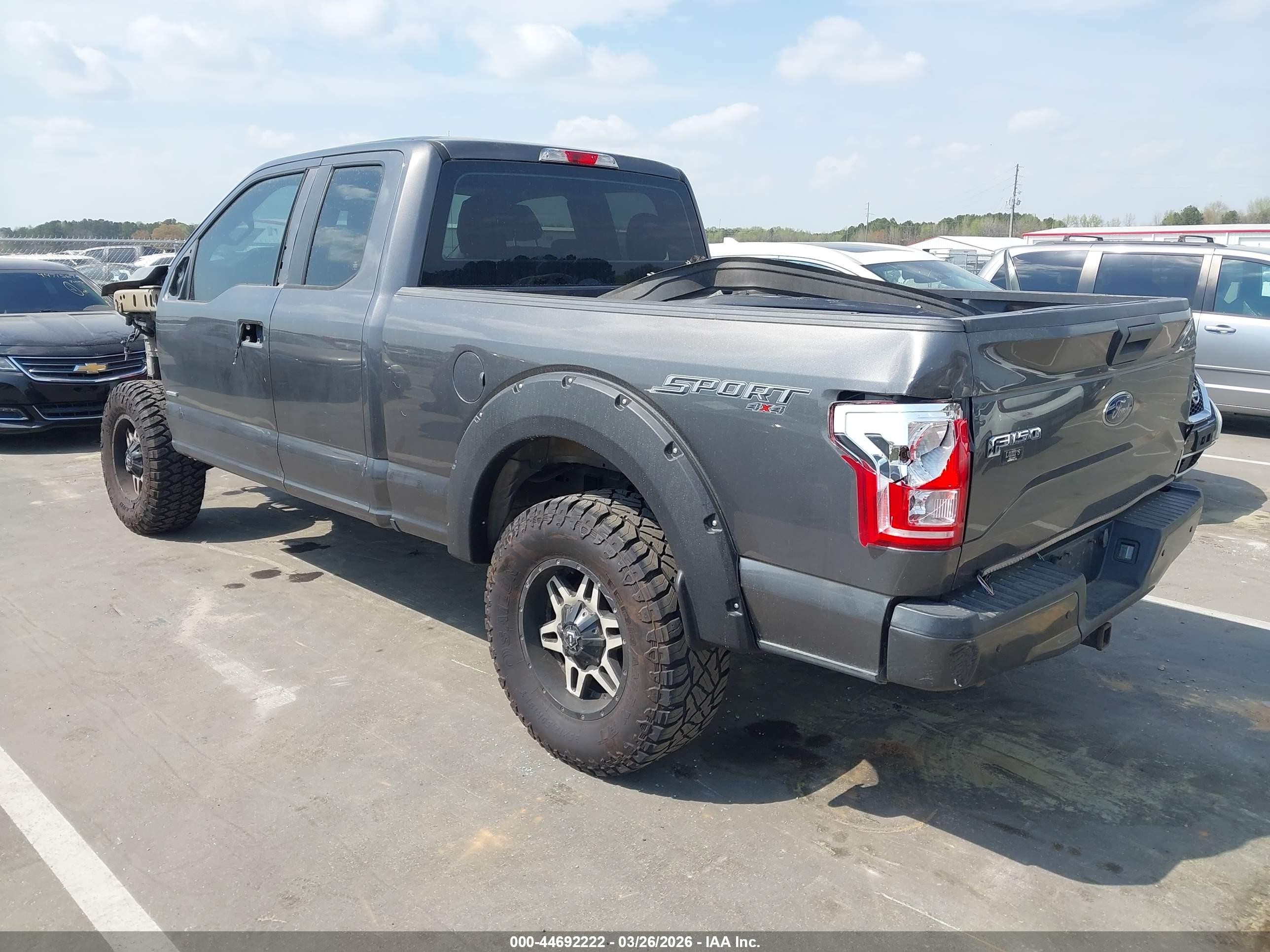 2015 Ford F-150 Xl Gray vin: 1FTEX1EP2FKE80083