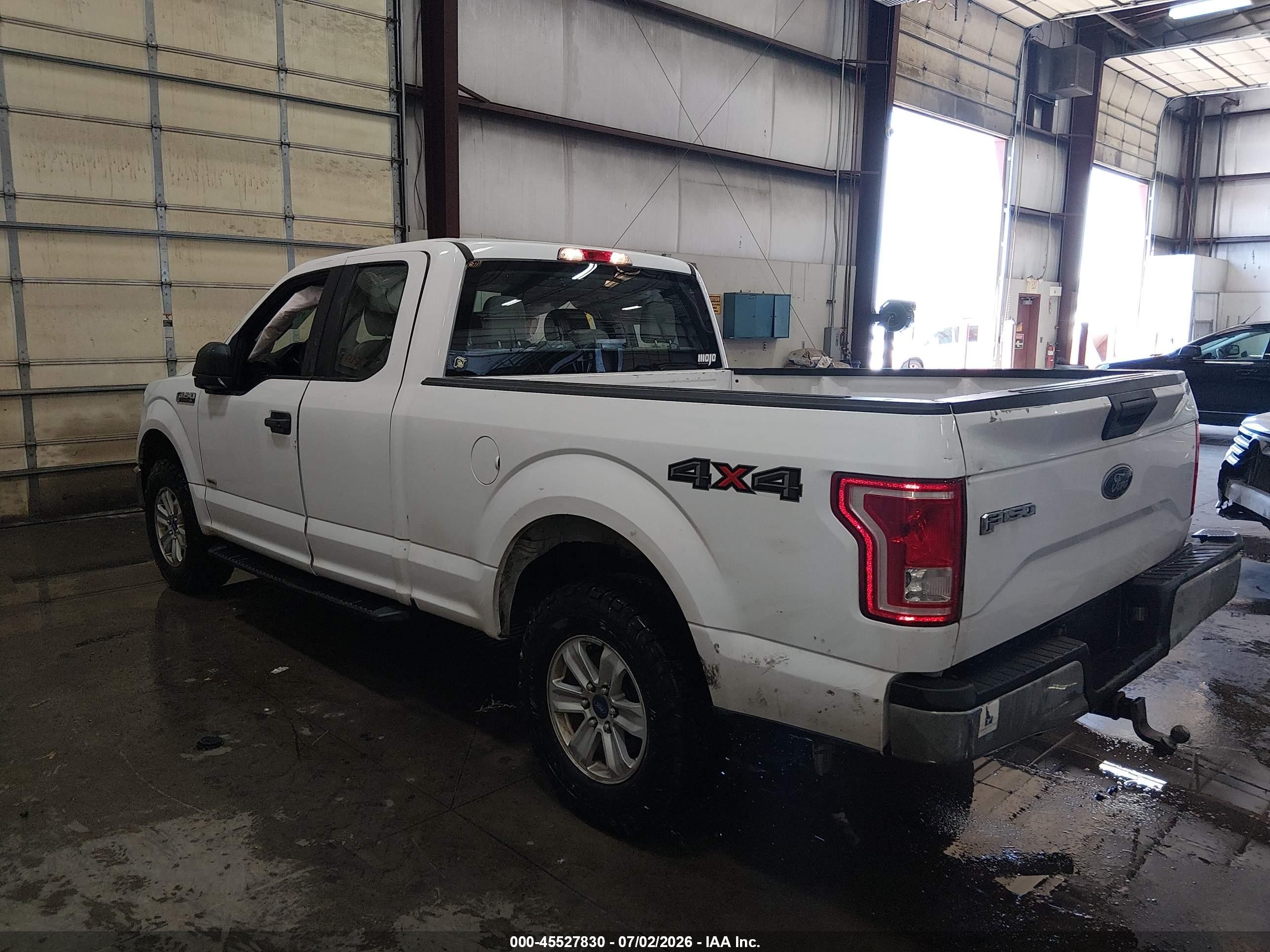 2017 Ford F-150 Xl White vin: 1FTEX1EP2HKD84098