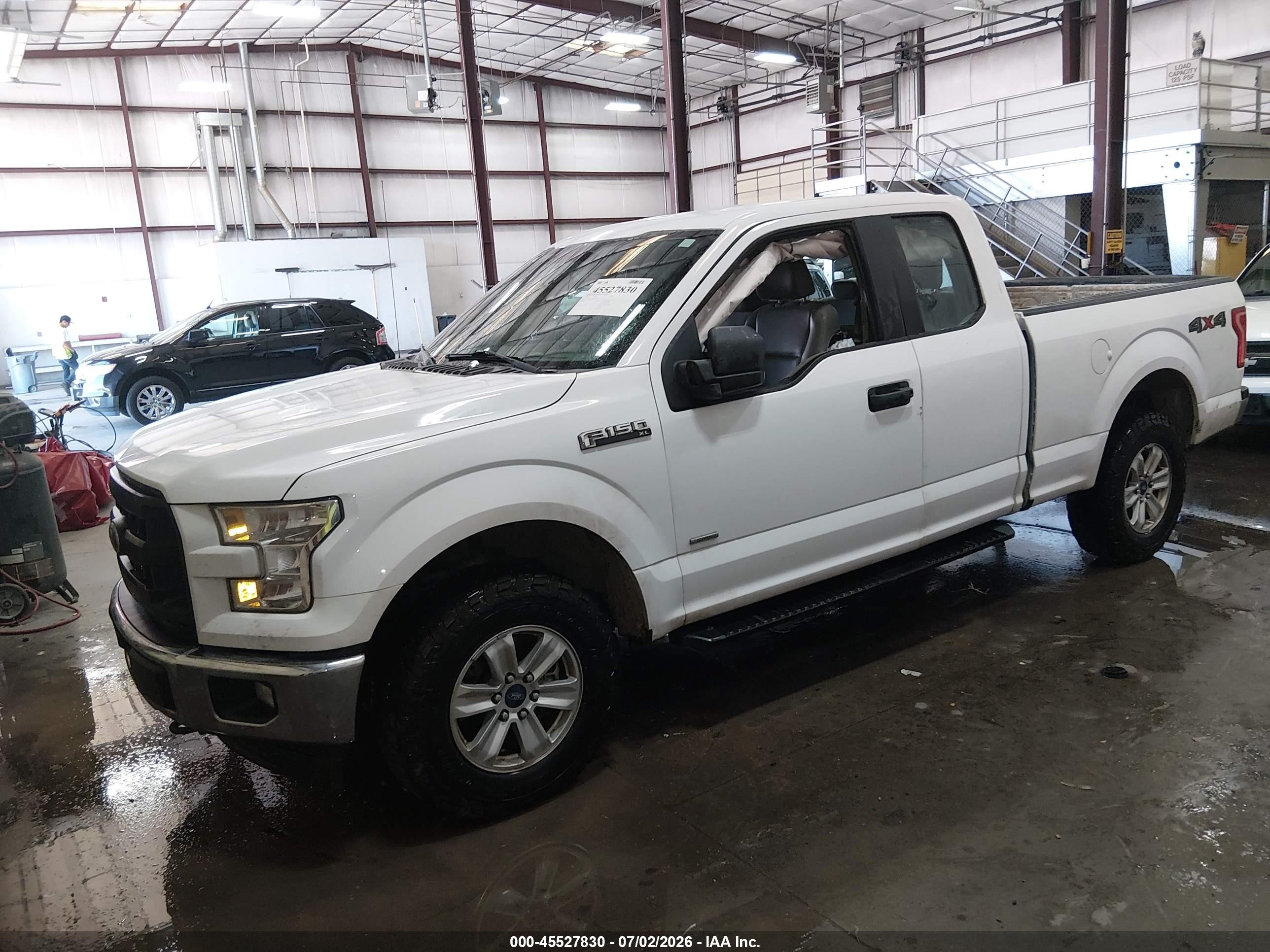 2017 Ford F-150 Xl White vin: 1FTEX1EP2HKD84098