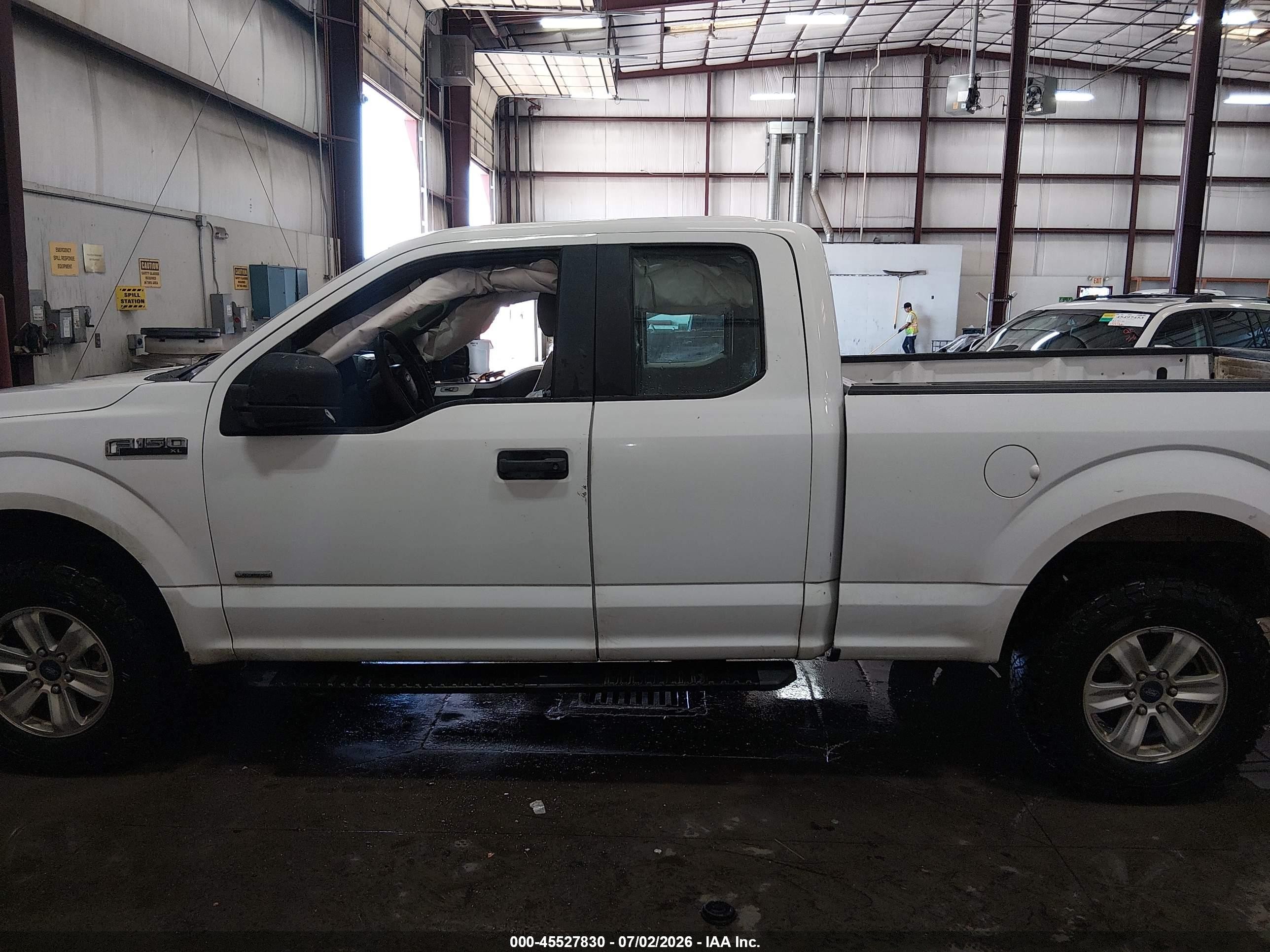 2017 Ford F-150 Xl White vin: 1FTEX1EP2HKD84098