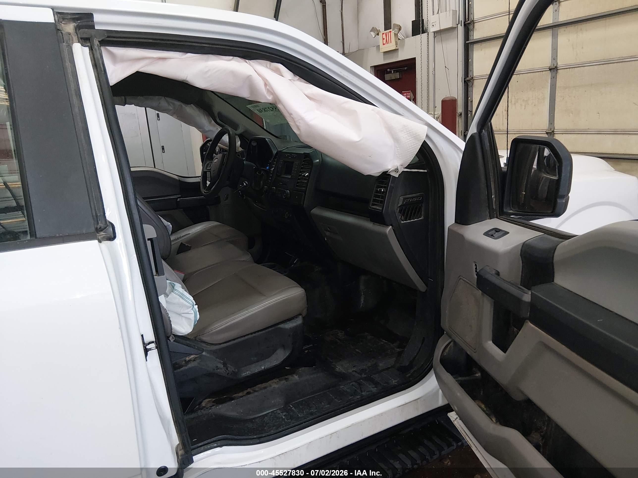 2017 Ford F-150 Xl White vin: 1FTEX1EP2HKD84098