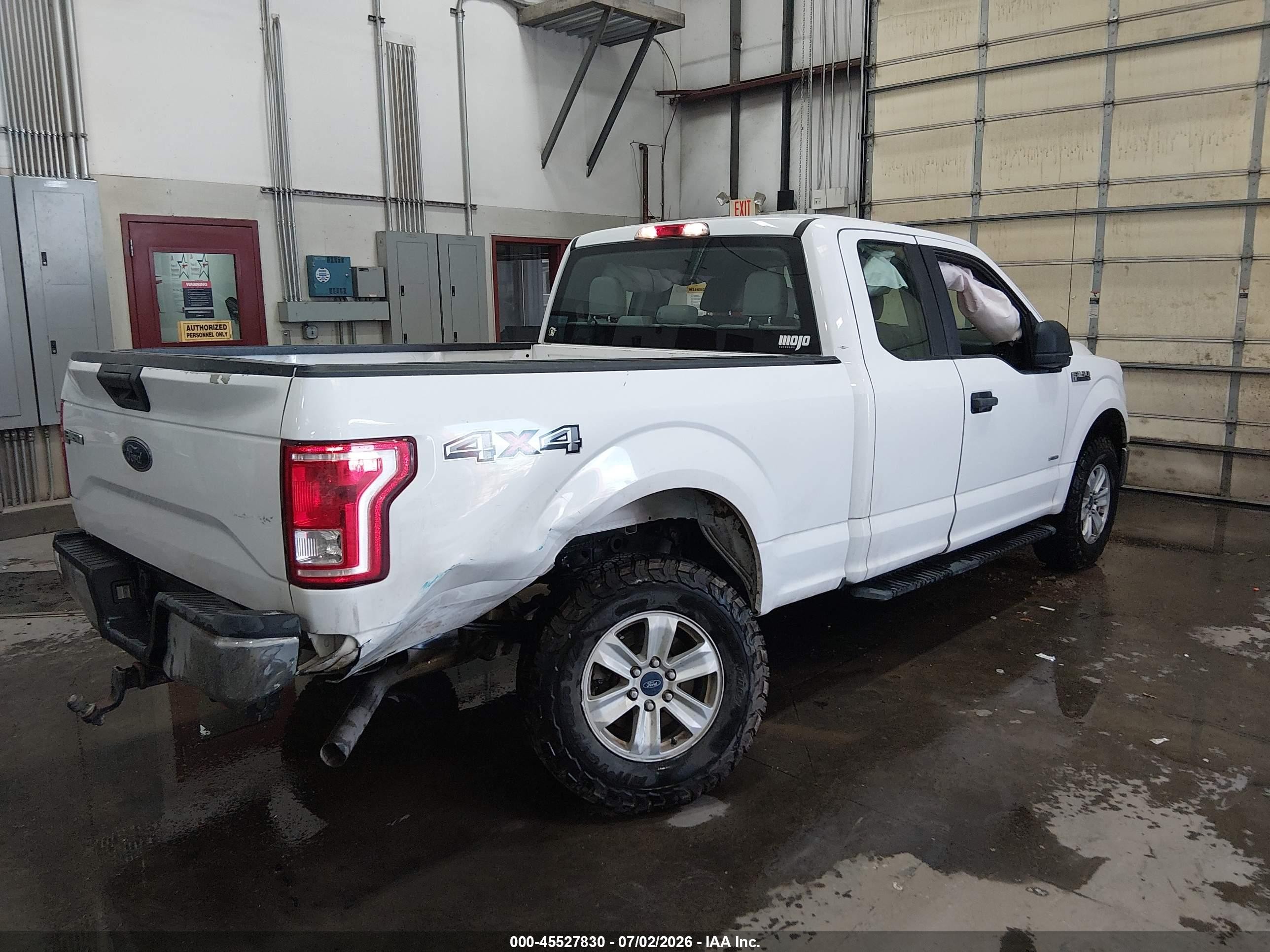 2017 Ford F-150 Xl White vin: 1FTEX1EP2HKD84098