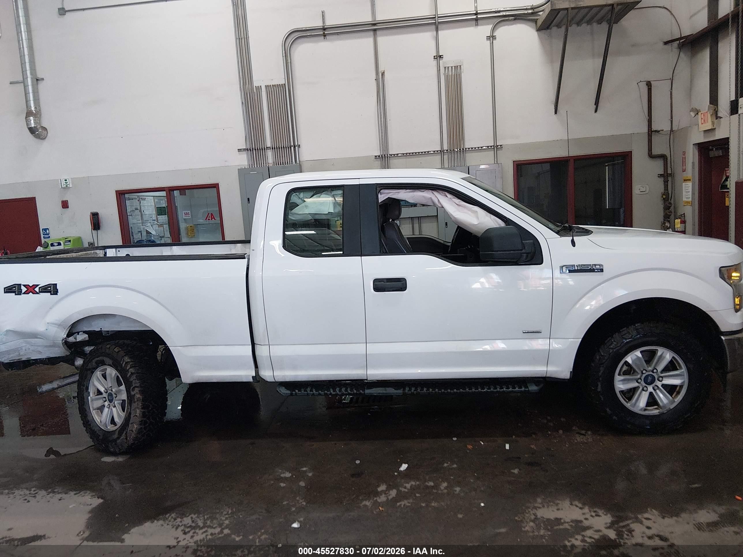 2017 Ford F-150 Xl White vin: 1FTEX1EP2HKD84098
