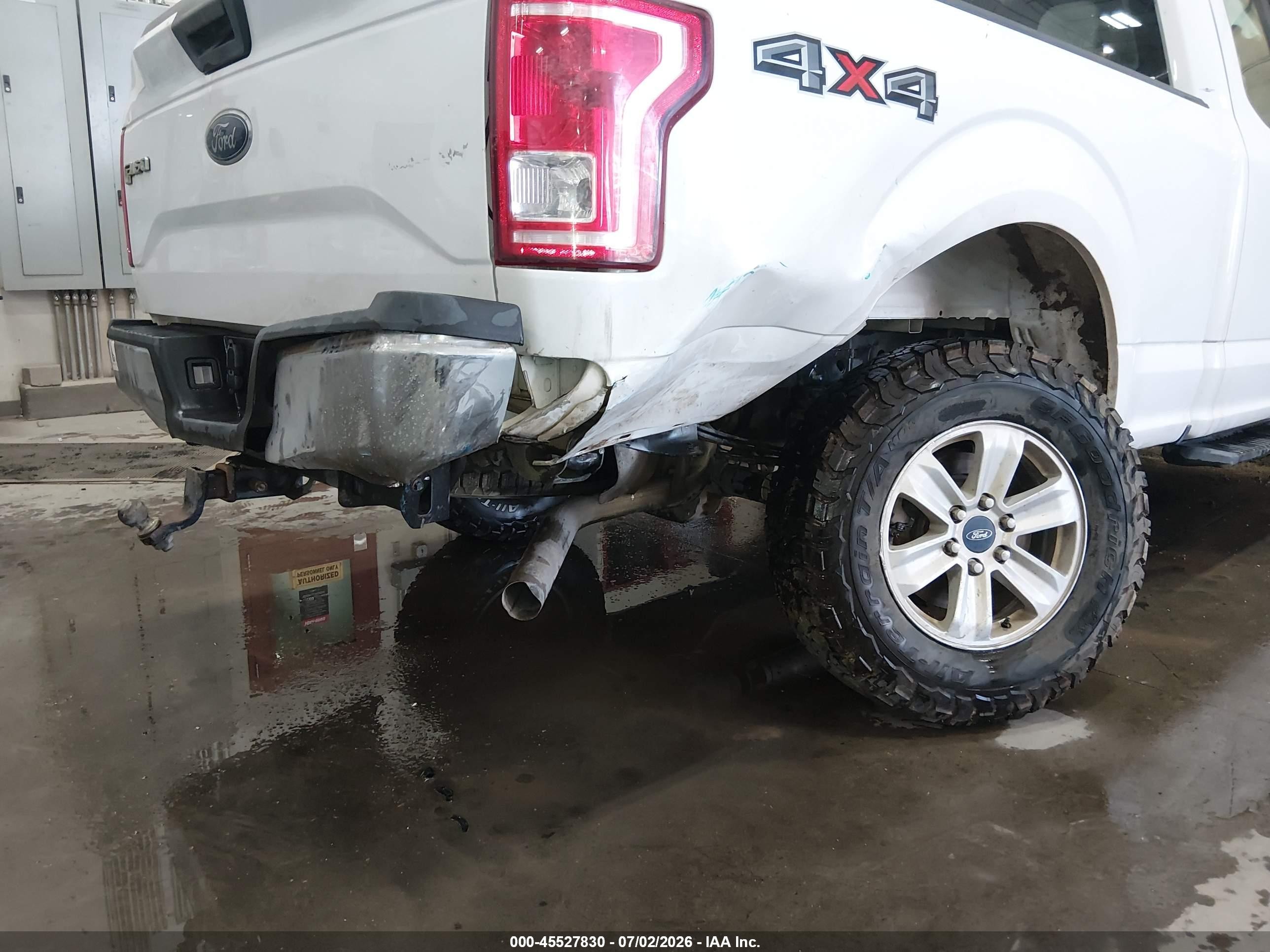 2017 Ford F-150 Xl White vin: 1FTEX1EP2HKD84098