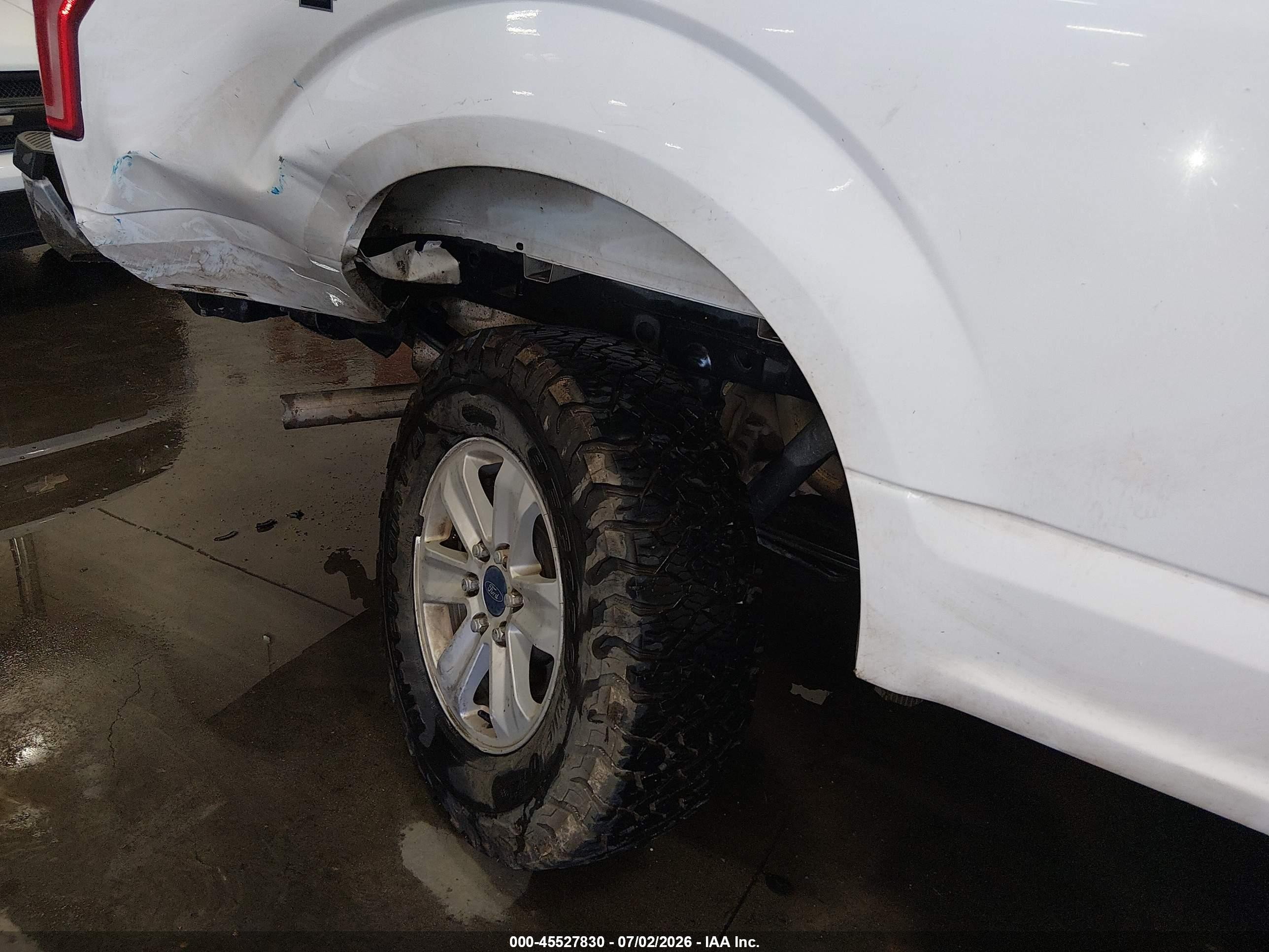 2017 Ford F-150 Xl White vin: 1FTEX1EP2HKD84098