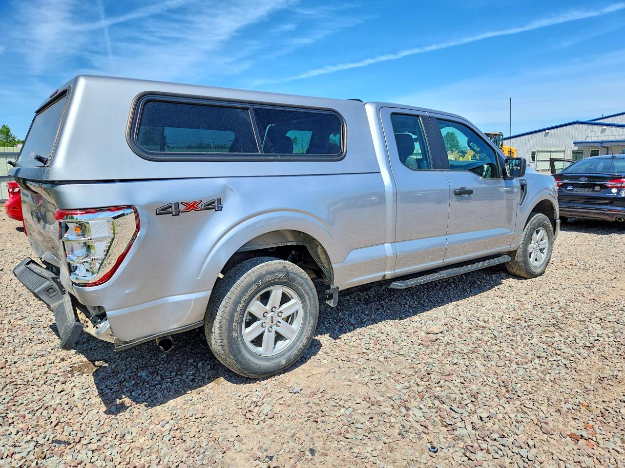 2021 Ford F150 Super Cab Silver vin: 1FTEX1EP2MFB74958