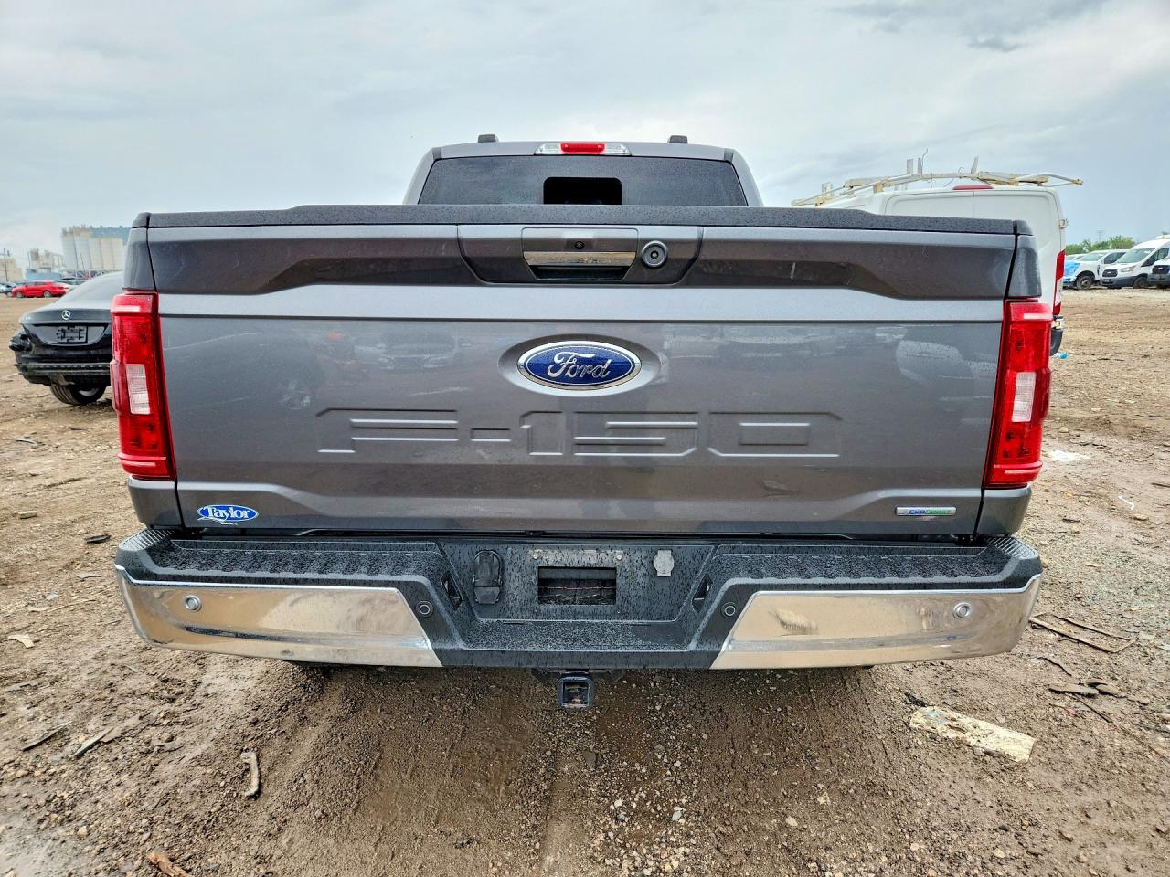 2023 Ford F150 Super Cab Gray vin: 1FTEX1EP2PFA80874