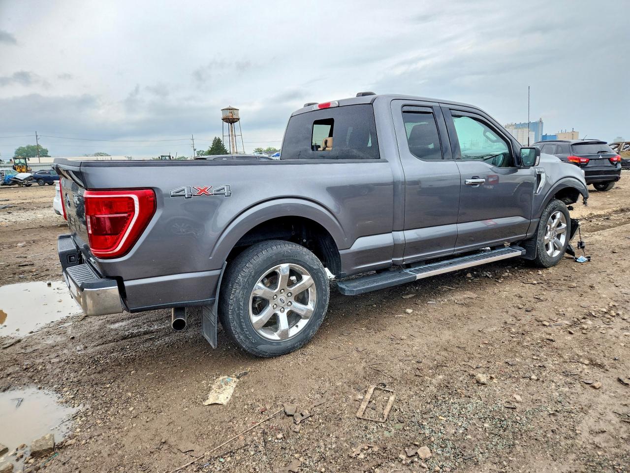 2023 Ford F150 Super Cab Gray vin: 1FTEX1EP2PFA80874