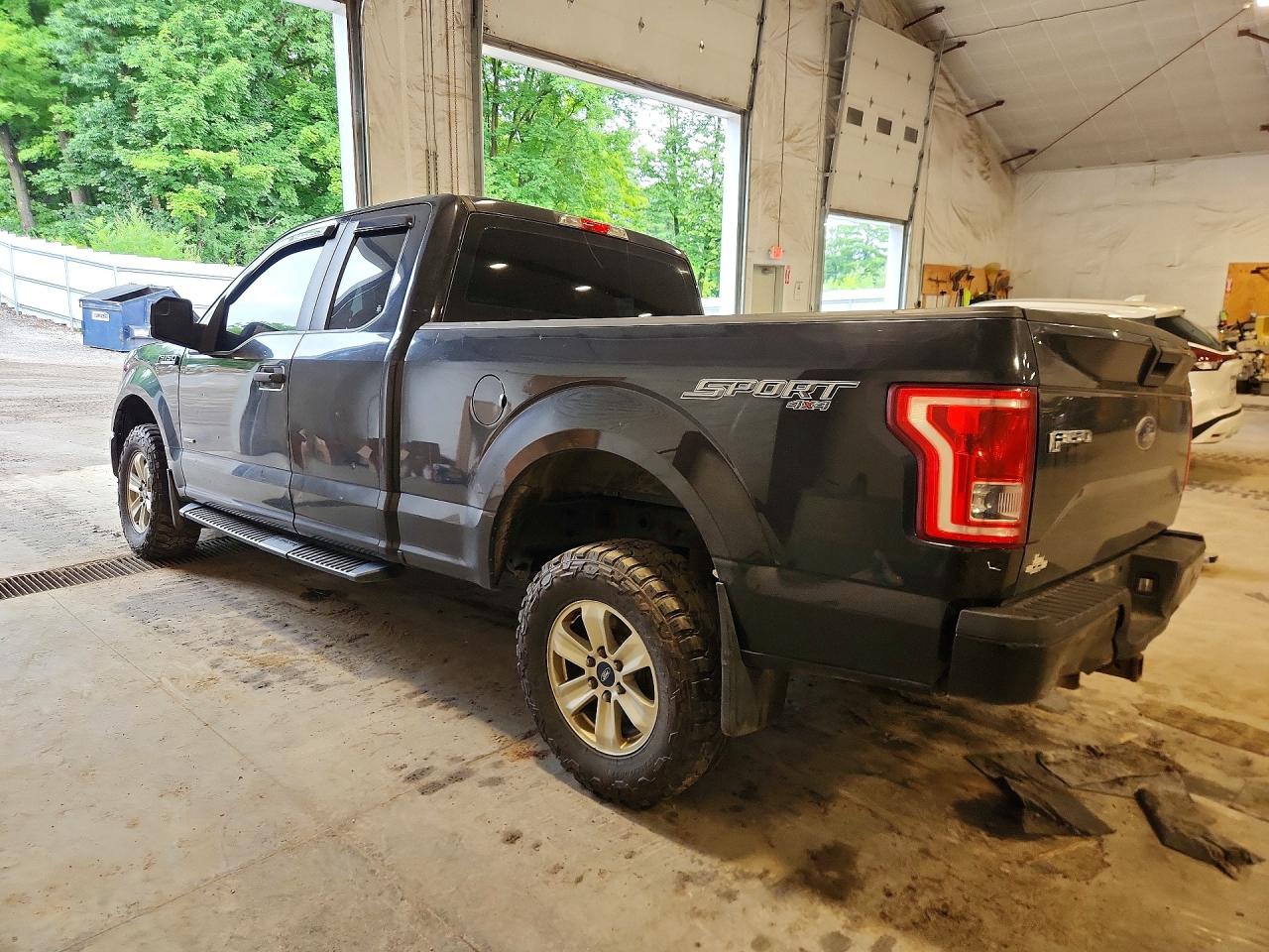 2015 Ford F150 Super Cab Black vin: 1FTEX1EP3FFB75653