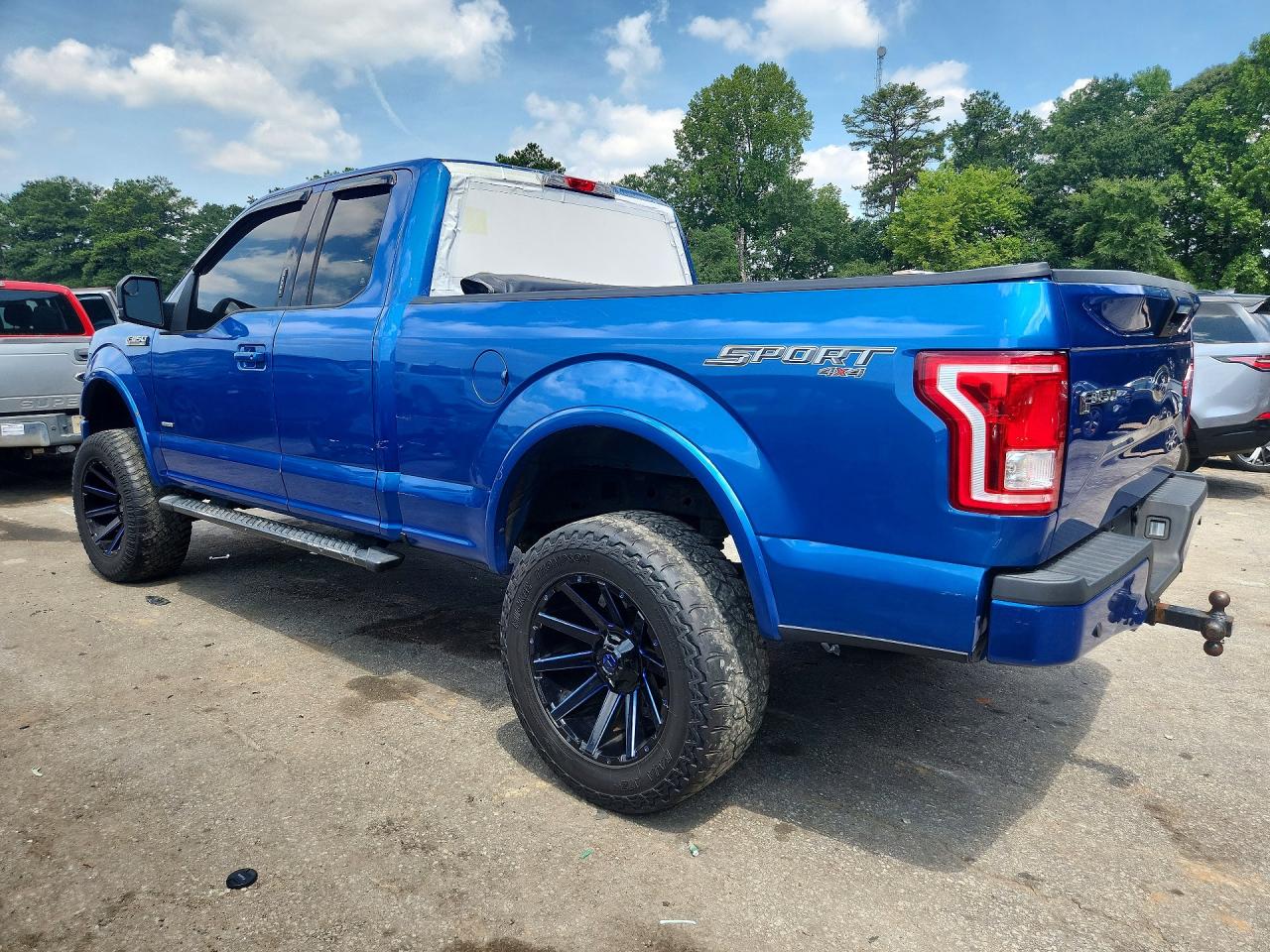 2015 Ford F150 Super Cab Blue vin: 1FTEX1EP3FFC82718