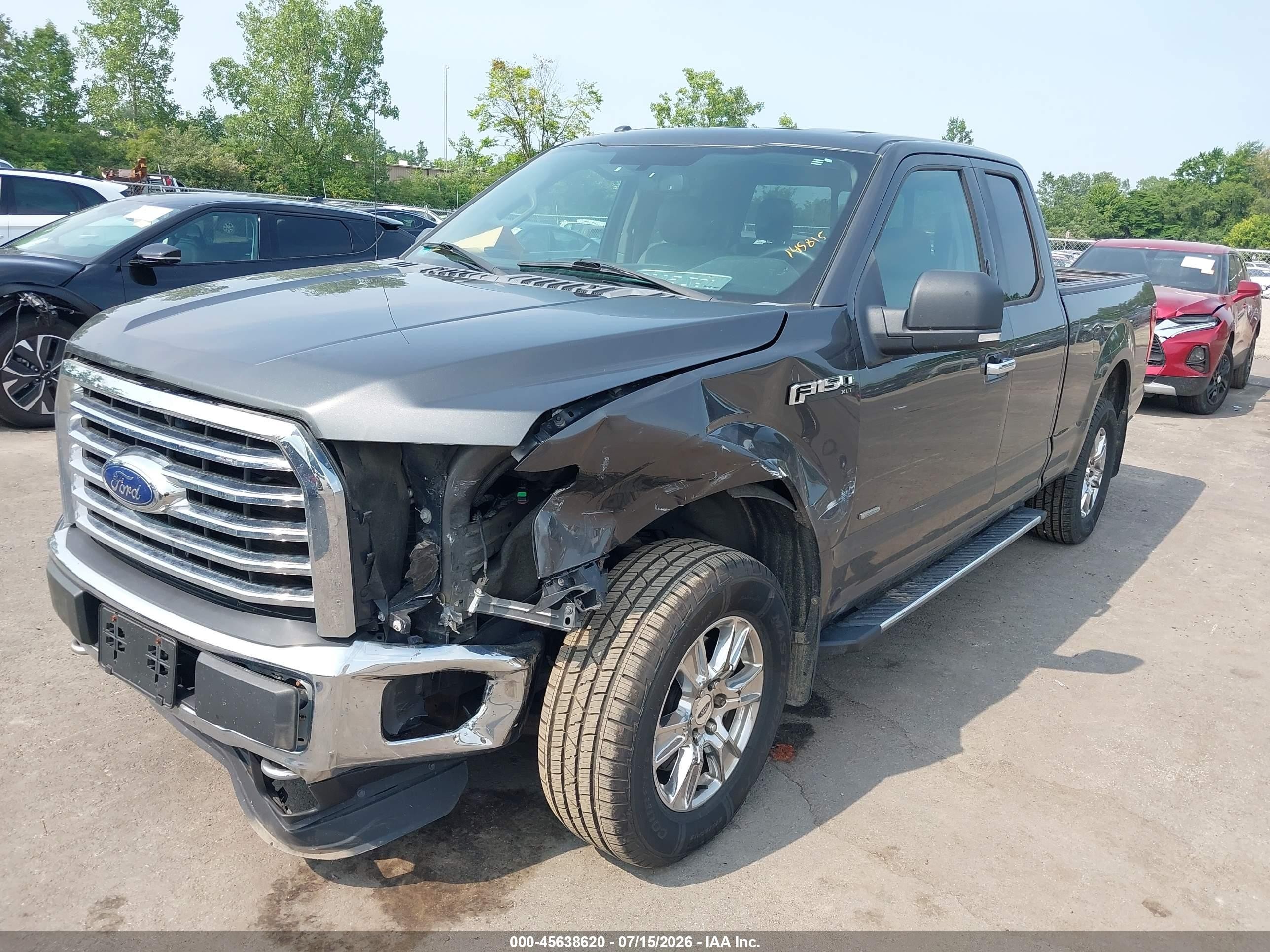 2015 Ford F-150 Xlt White vin: 1FTEX1EP3FFC91774
